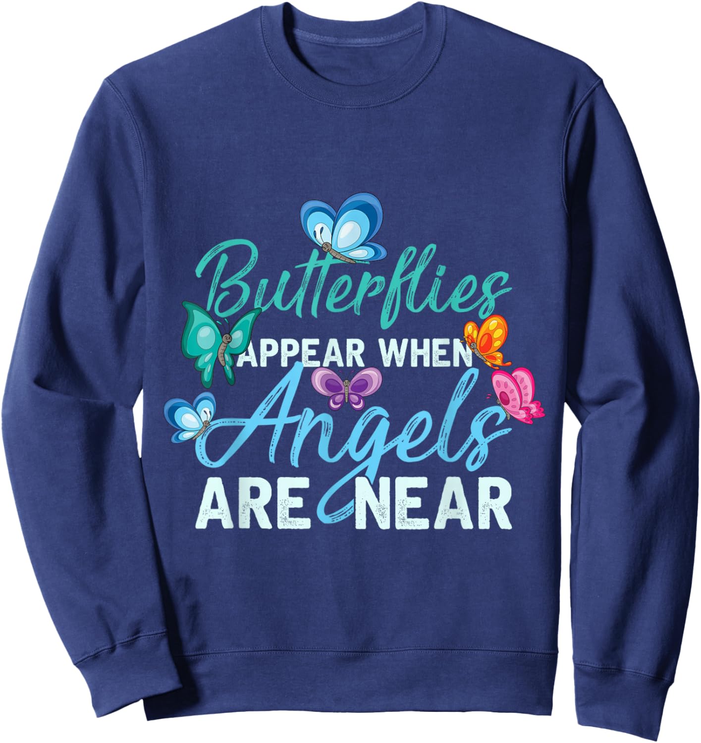 Butterflies Gift Monarch Butterfly Sweatshirt - Sweatshirt | Navy