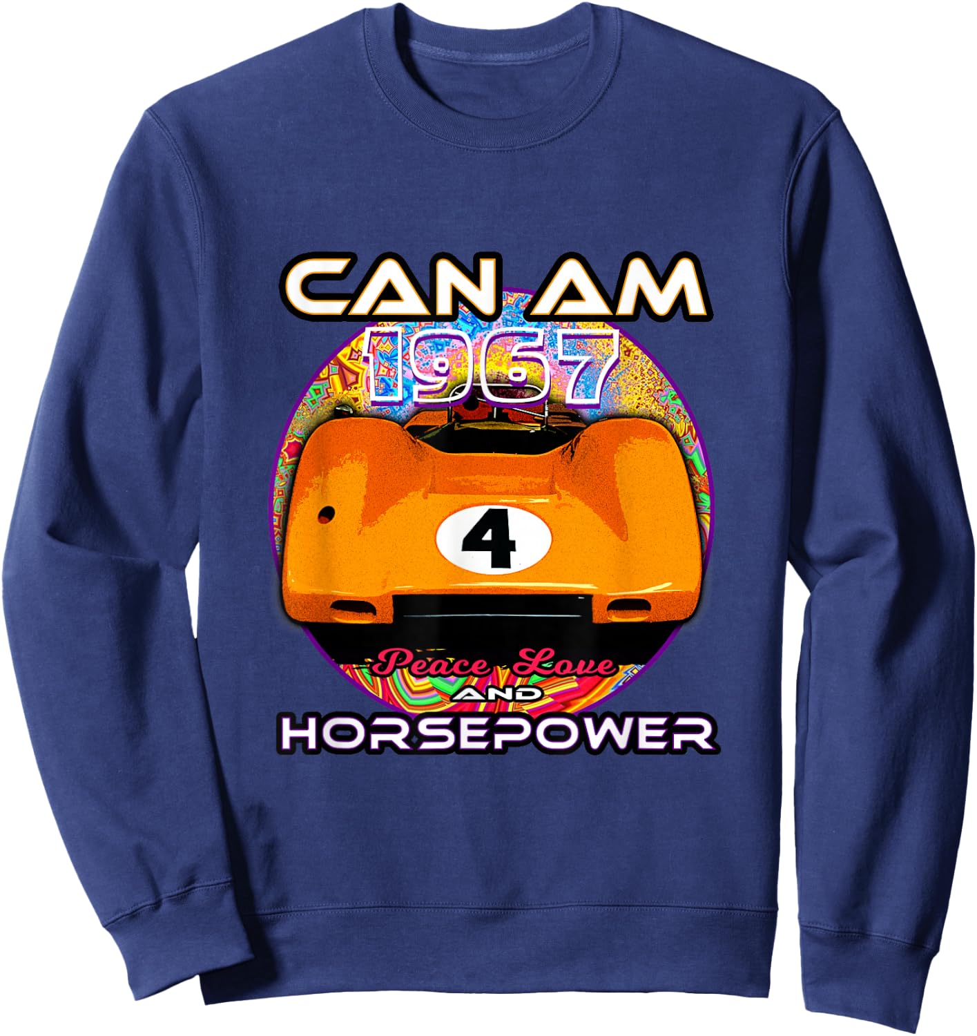 Can Am Historic Racing 1967 shirt Sweatshirt - Sweatshirt | Navy