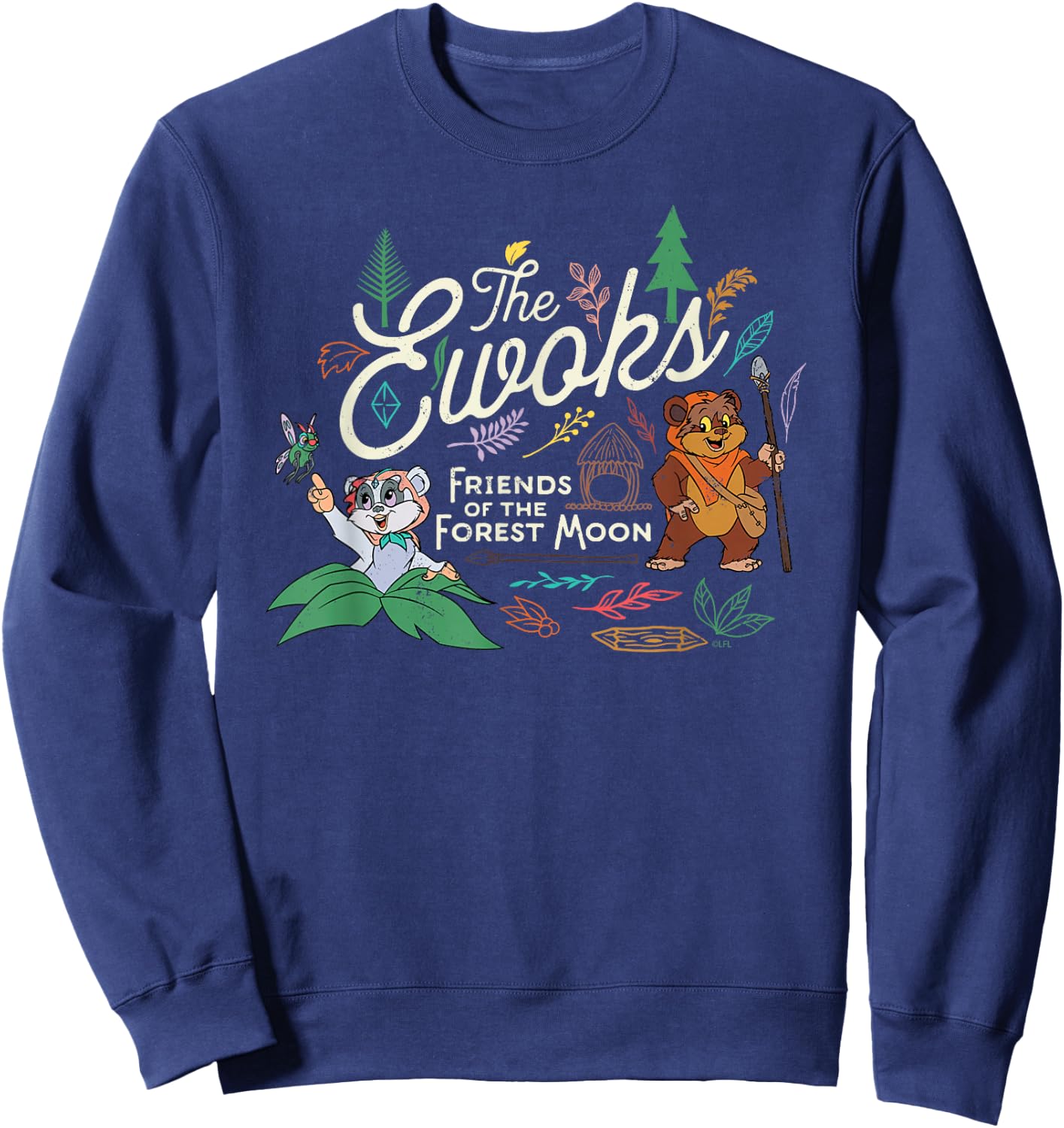 Star Wars The Ewoks Friends of the Forest Moon Sweatshirt - Sweatshirt | Navy