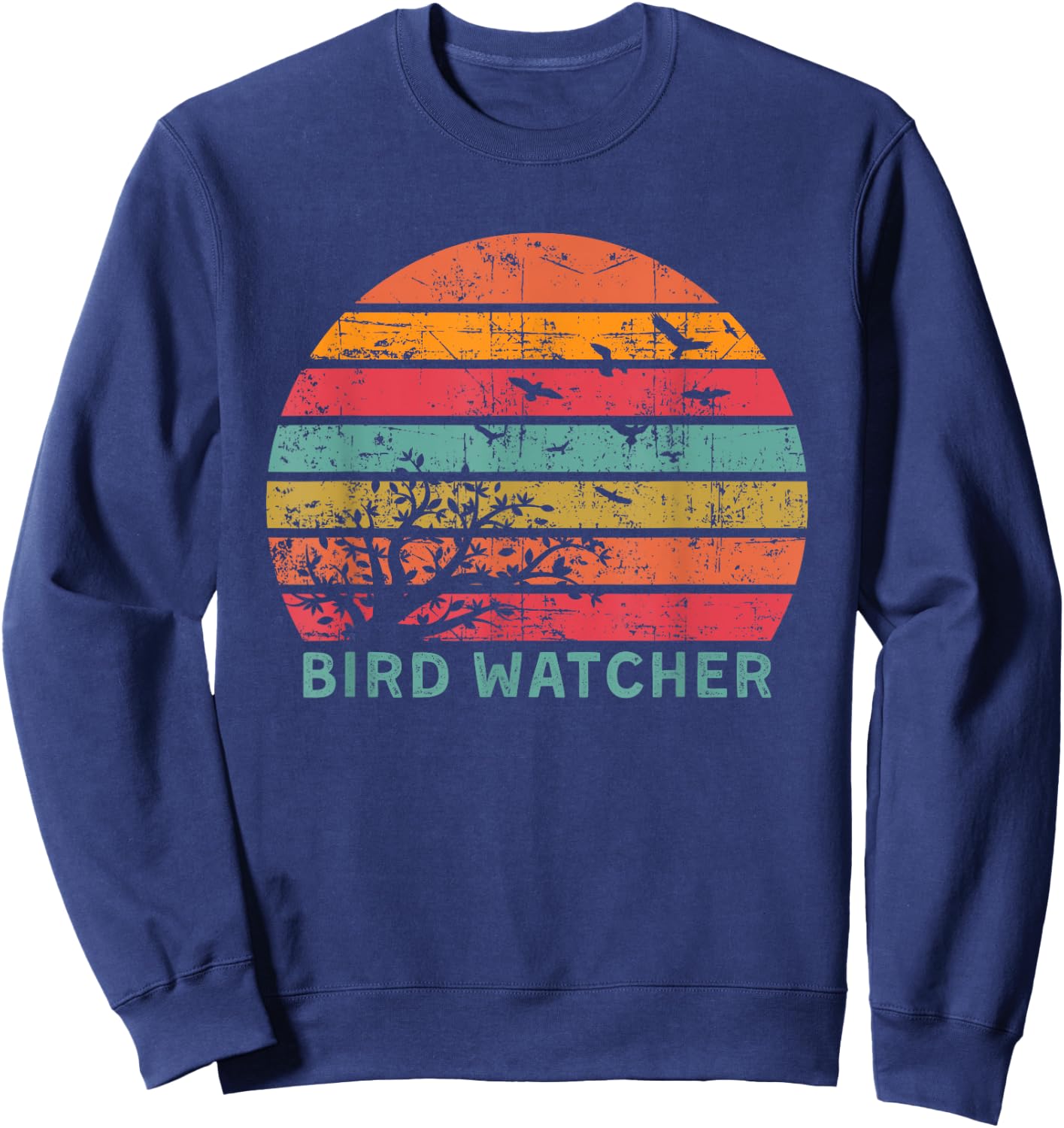 Bird Watcher Gift Birding Bird Watching Sweatshirt - Sweatshirt | Navy