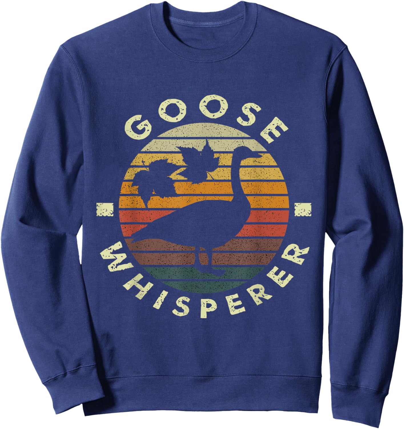 Goose Whisperer Silly Canadian Goose on The Loose Sweatshirt - Sweatshirt | Navy