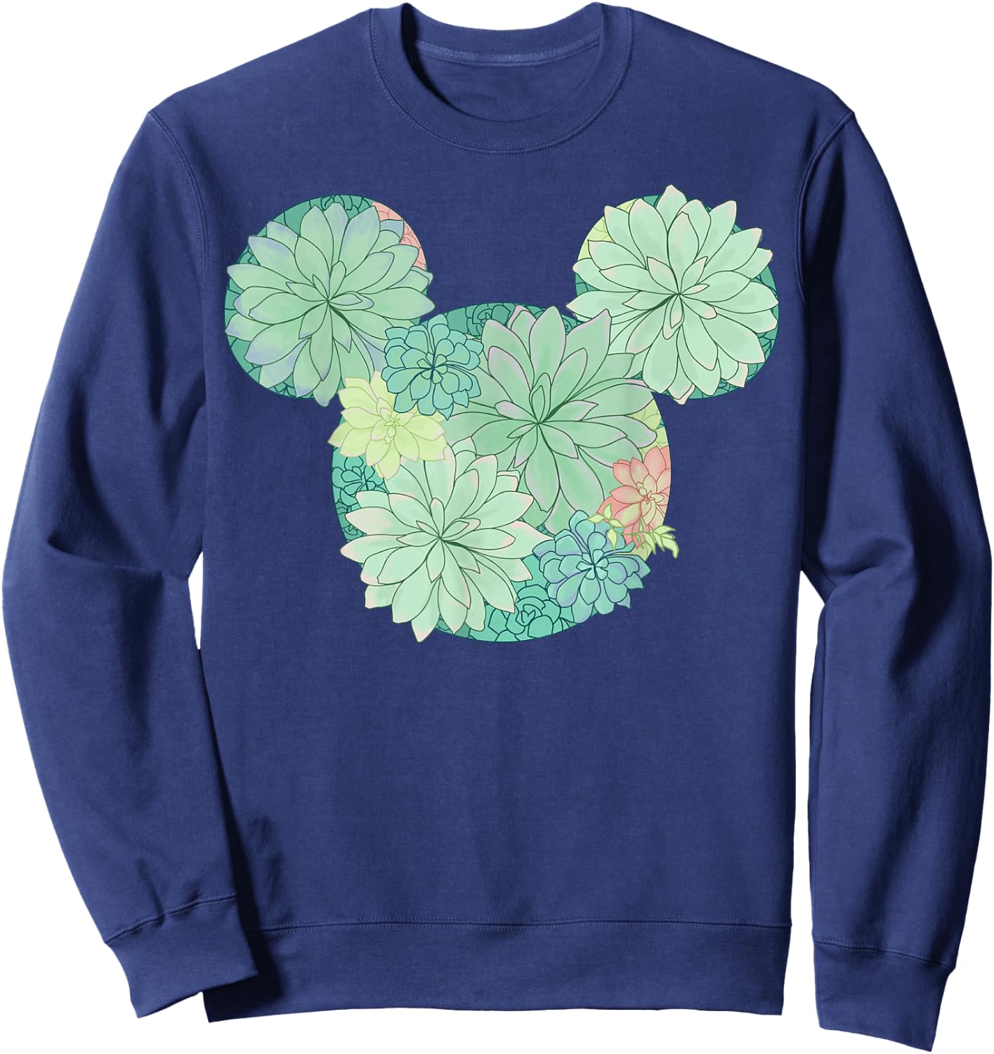 Disney Mickey And Friends Mickey Succulent Fill Sweatshirt - Sweatshirt | Navy