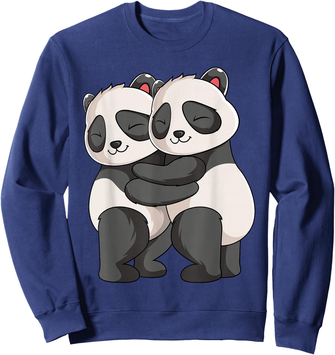 Panda Lovers Panda Bear Girls Children Sweatshirt - Sweatshirt | Navy