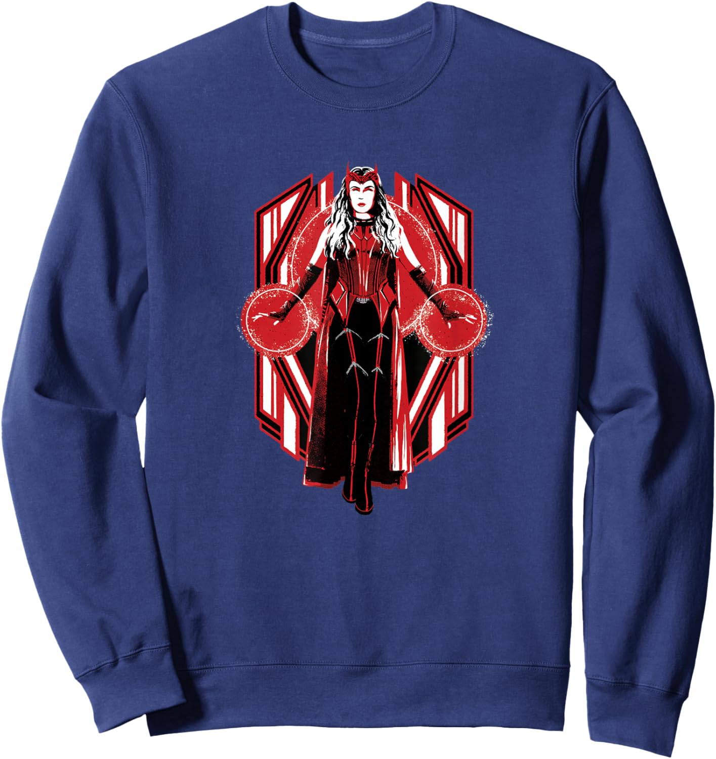 Marvel WandaVision Scarlet Witch Power Portrait Sweatshirt - Sweatshirt | Navy
