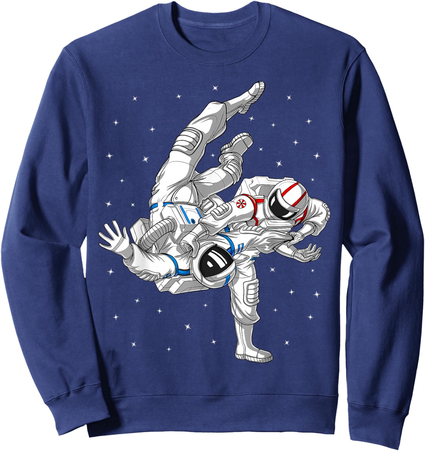Astronaut Brazilian Jiu-Jitsu Judo Martial Arts Grappling Small Sweatshirt - Sweatshirt | Navy