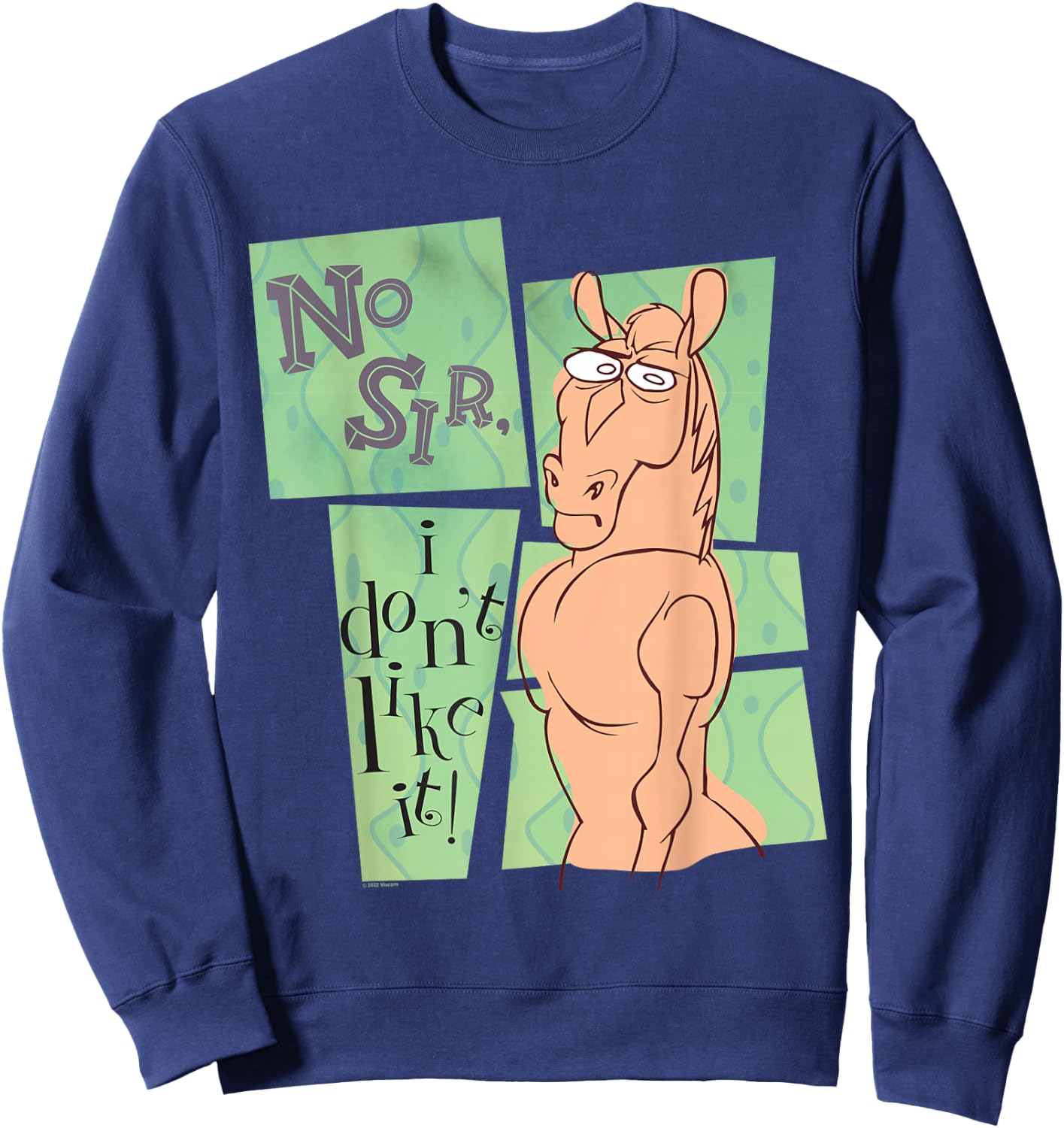 Ren & Stimpy No Sir I Don’t Like It Sweatshirt - Sweatshirt | Navy