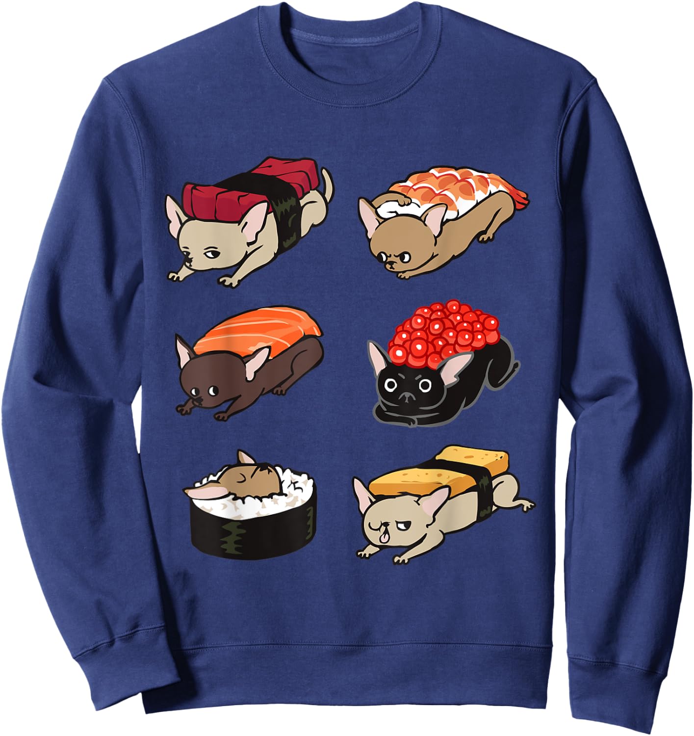 Sushi Chihuahua Sweatshirt - Sweatshirt | Navy