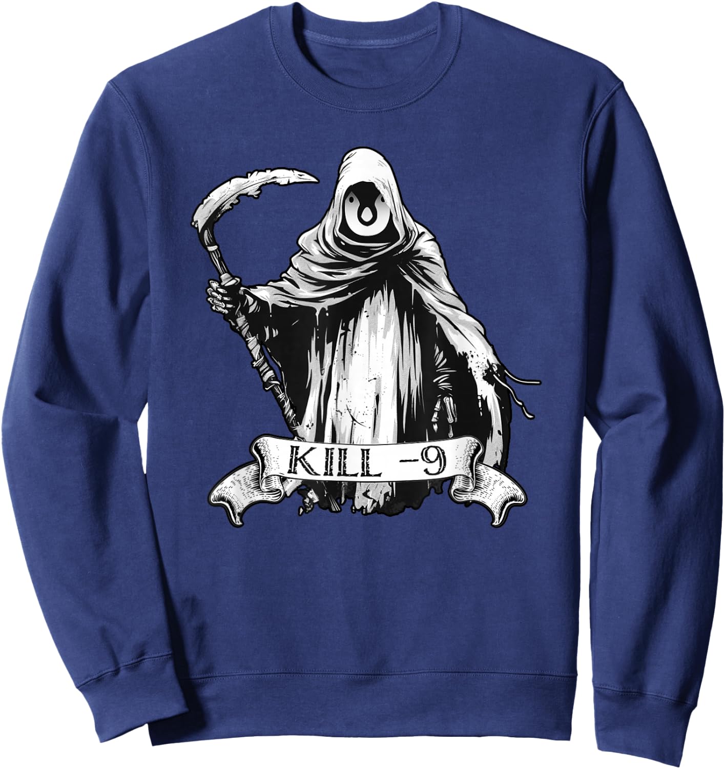Kill Process Linux Coding & Nerd Pride Sudo Style Humor Sweatshirt - Sweatshirt | Navy