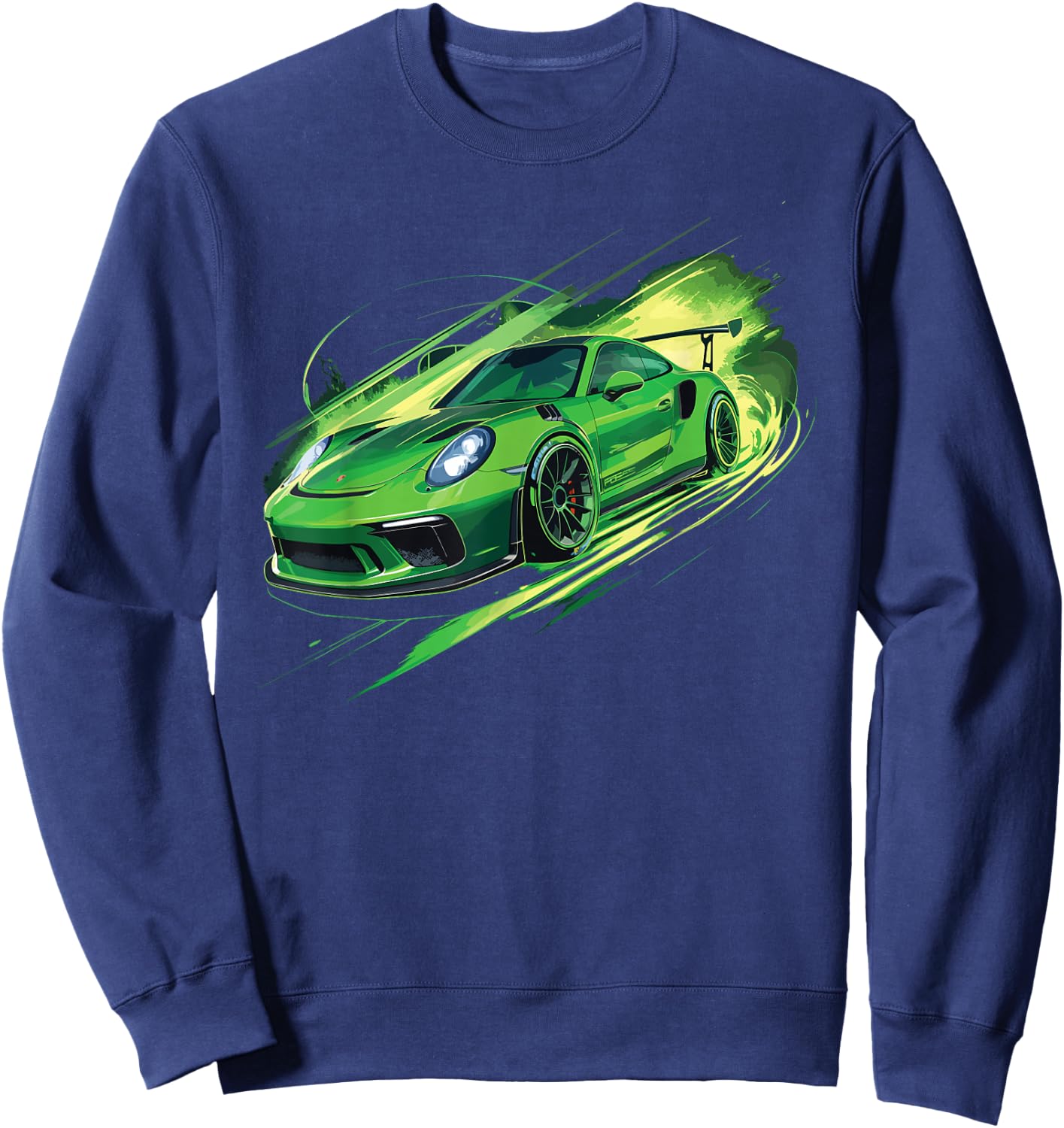 911 Supercar Exotic Sports Car Concept Boys Graphic Sweatshirt - Sweatshirt | Navy
