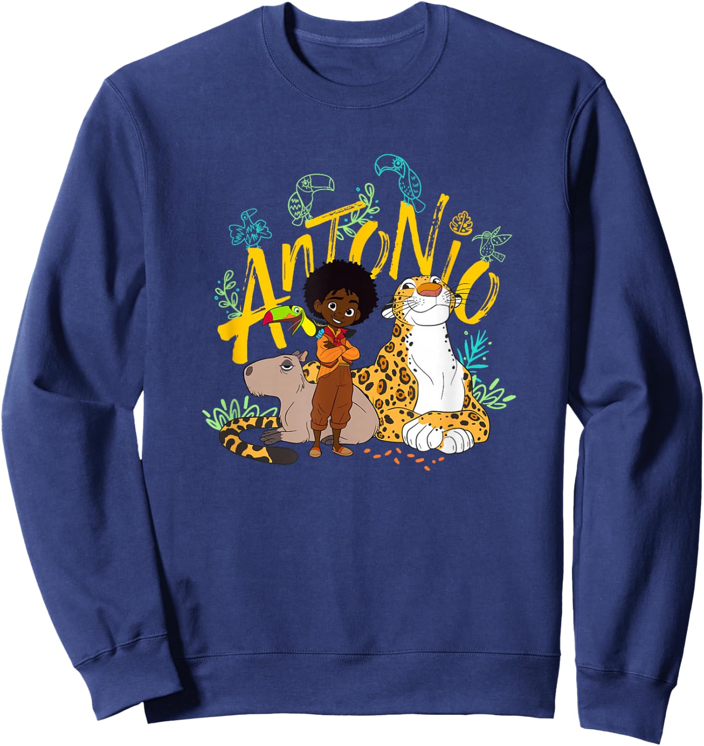 Disney Encanto Antonio with Animal Friends Small Sweatshirt - Sweatshirt | Navy