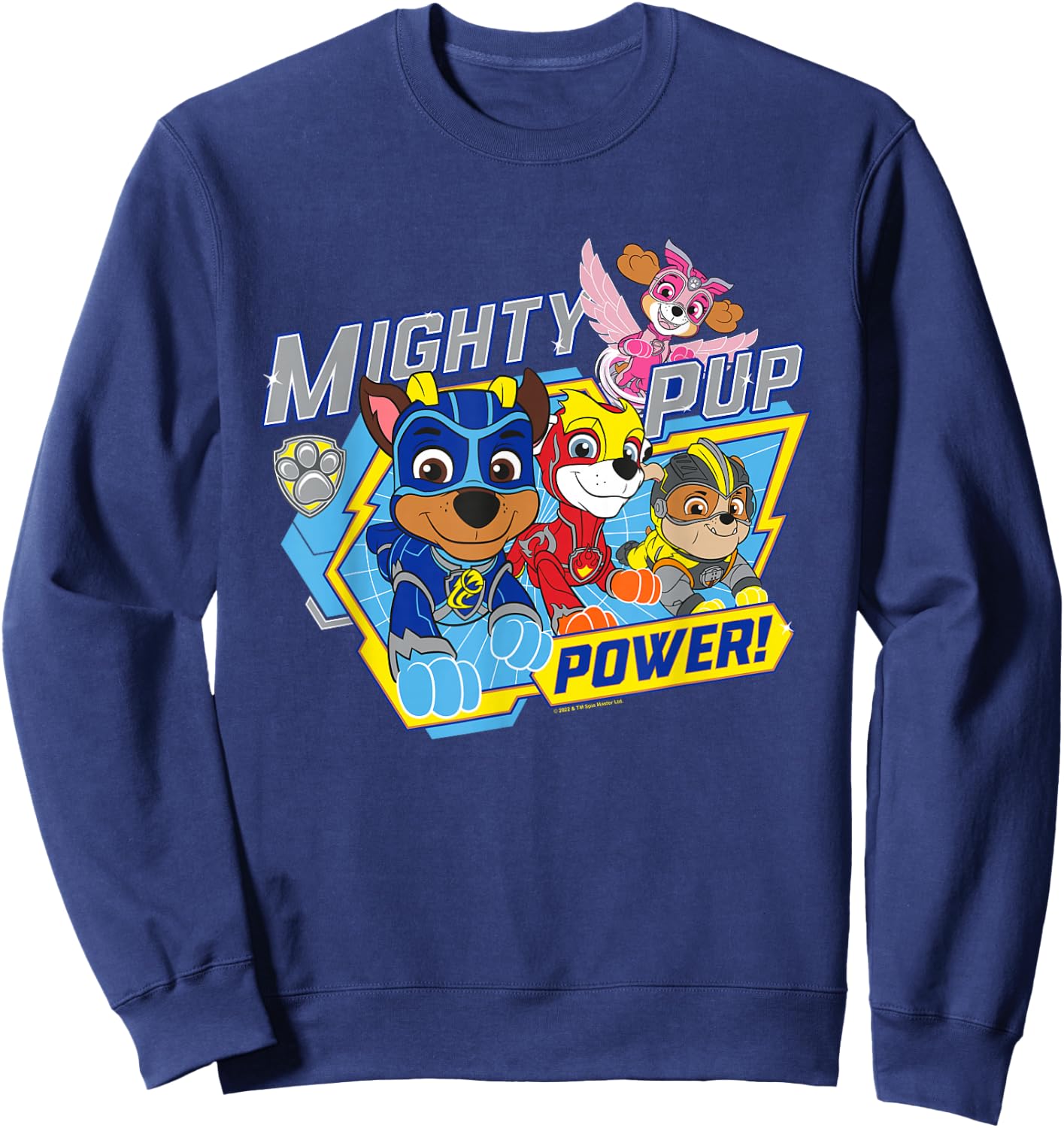 Paw Patrol Mighty Pup Power Sweatshirt - Sweatshirt | Navy