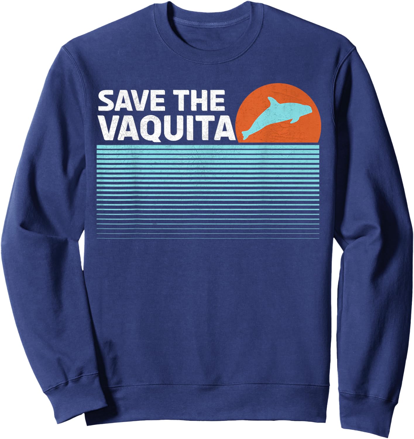 Save The Vaquita Sweatshirt - Sweatshirt | Navy