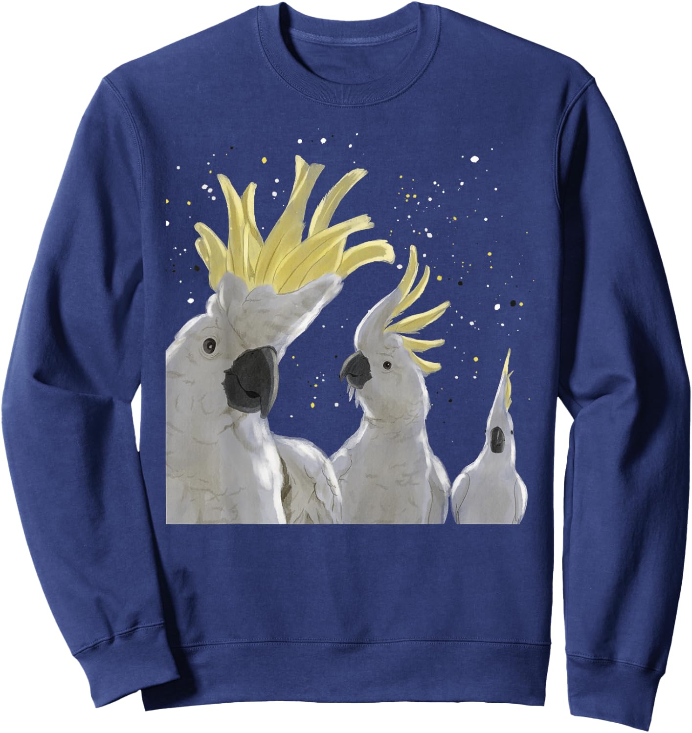 Parrot Birds Cockatoo Sweatshirt - Sweatshirt | Navy