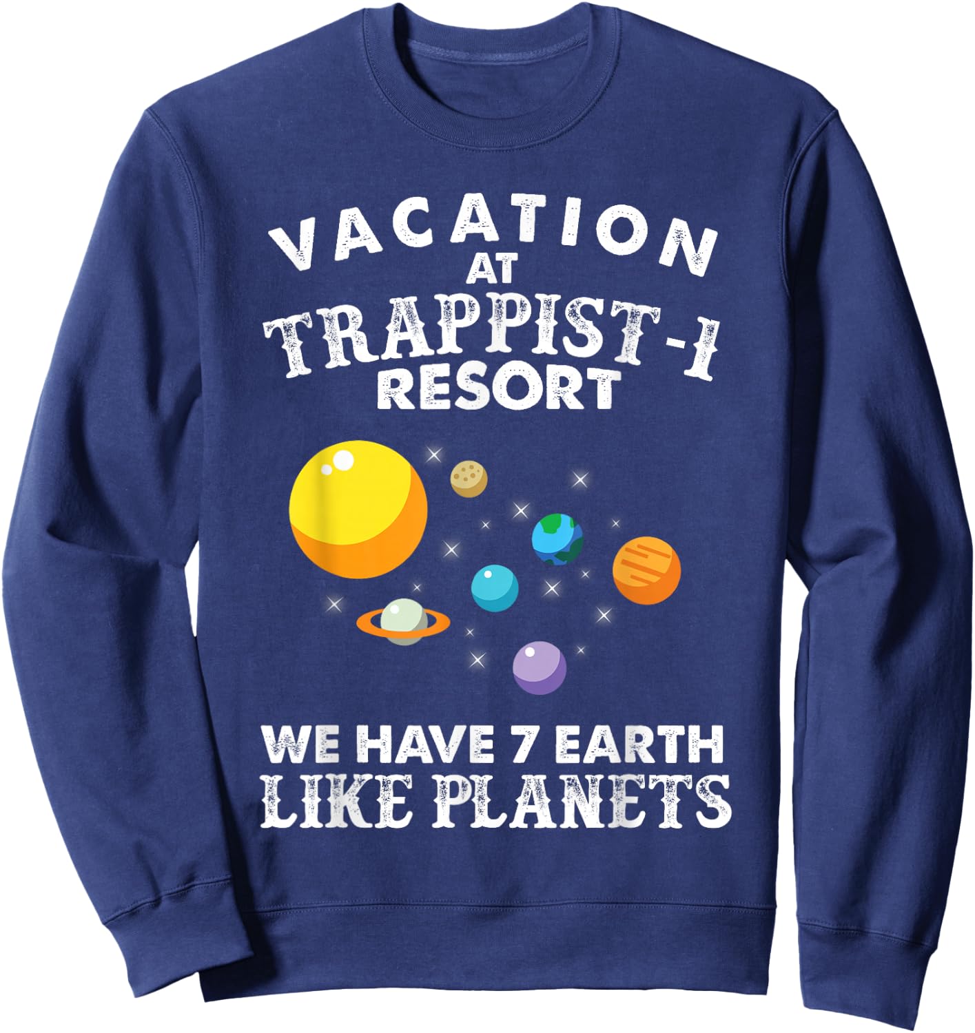 Trappist-1 Resort Sweatshirt - Sweatshirt | Navy