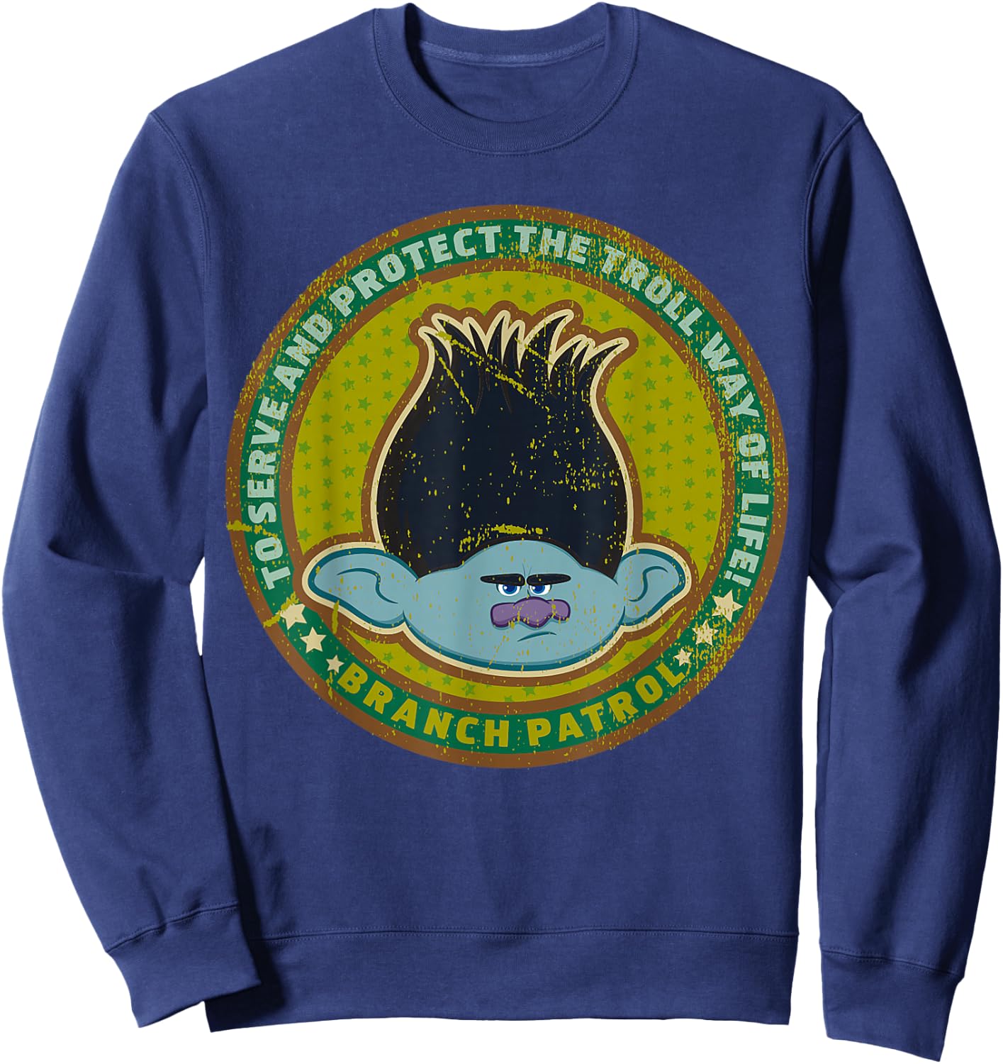 DreamWorks Trolls Branch Patrol Sweatshirt - Sweatshirt | Navy