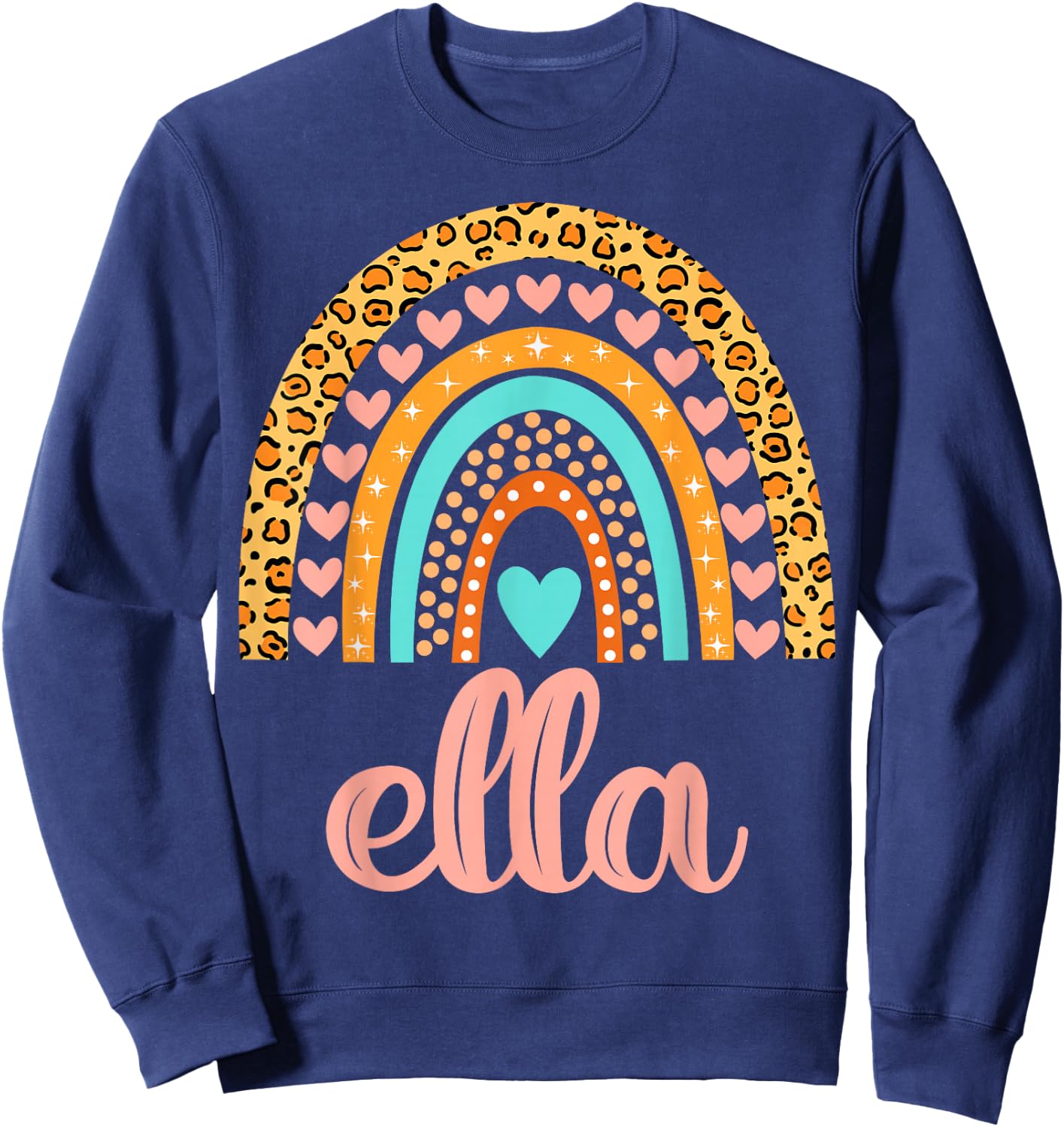 Ella Ella Name Birthday Shirt Gift Sweatshirt - Sweatshirt | Navy