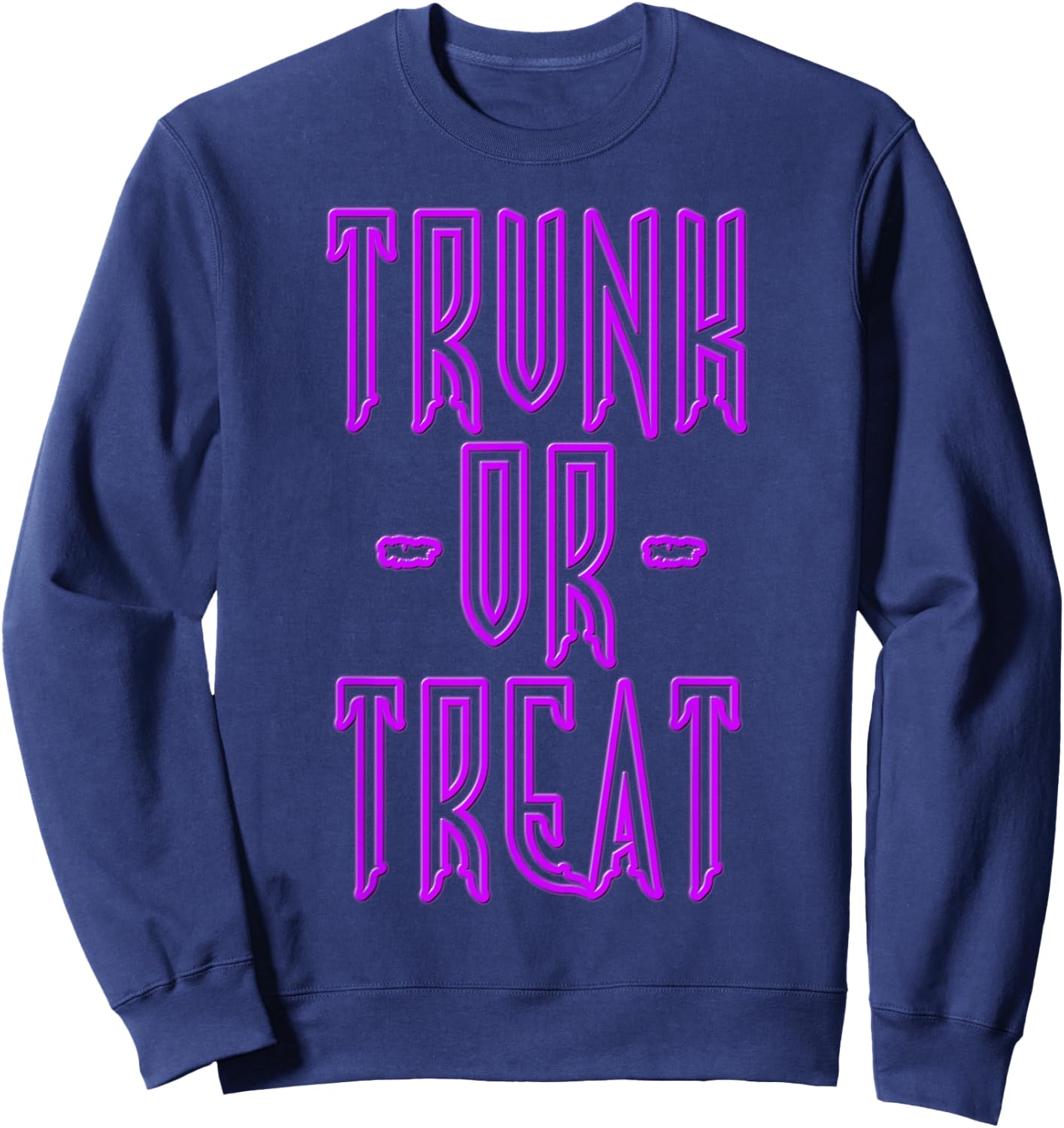 Trunk or Treat Halloween Sweatshirt - Sweatshirt | Navy