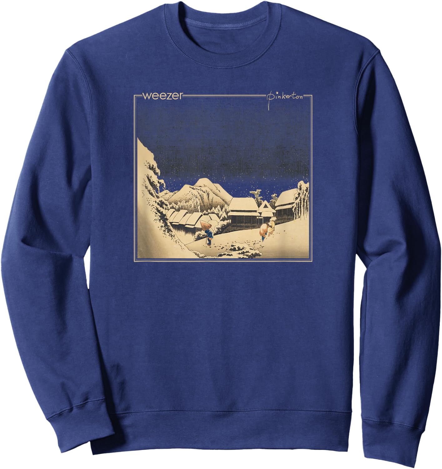 Weezer Classic Fit Black - Pinkerton Album Cover Sweatshirt - Sweatshirt | Navy