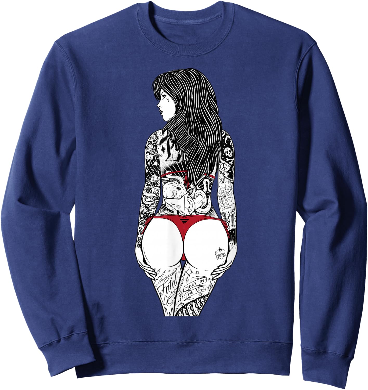Bootylicious Sweatshirt - Sweatshirt | Navy