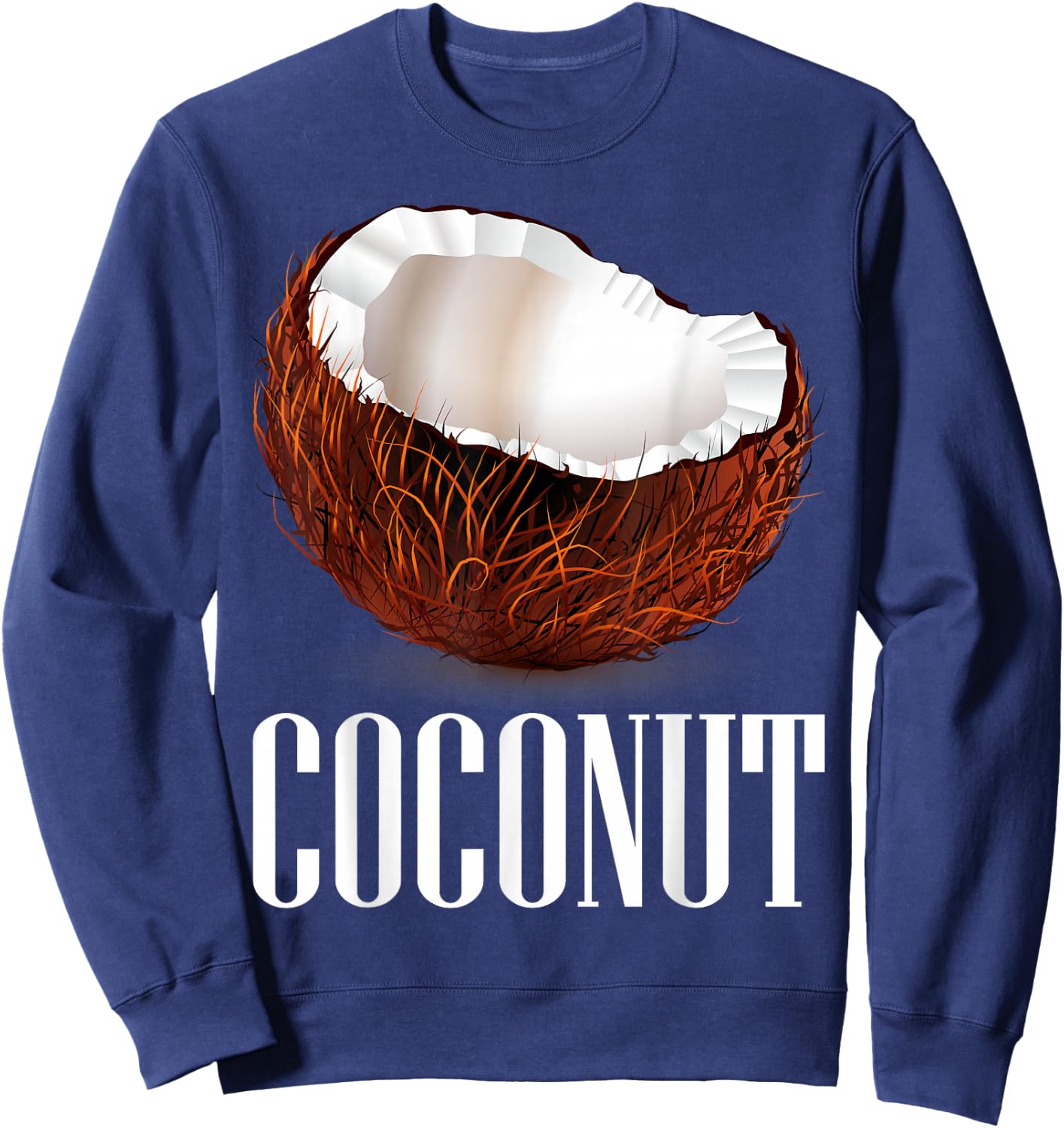 Coconut Short Sleeve Top Coconut Graphic Sweatshirt - Sweatshirt | Navy