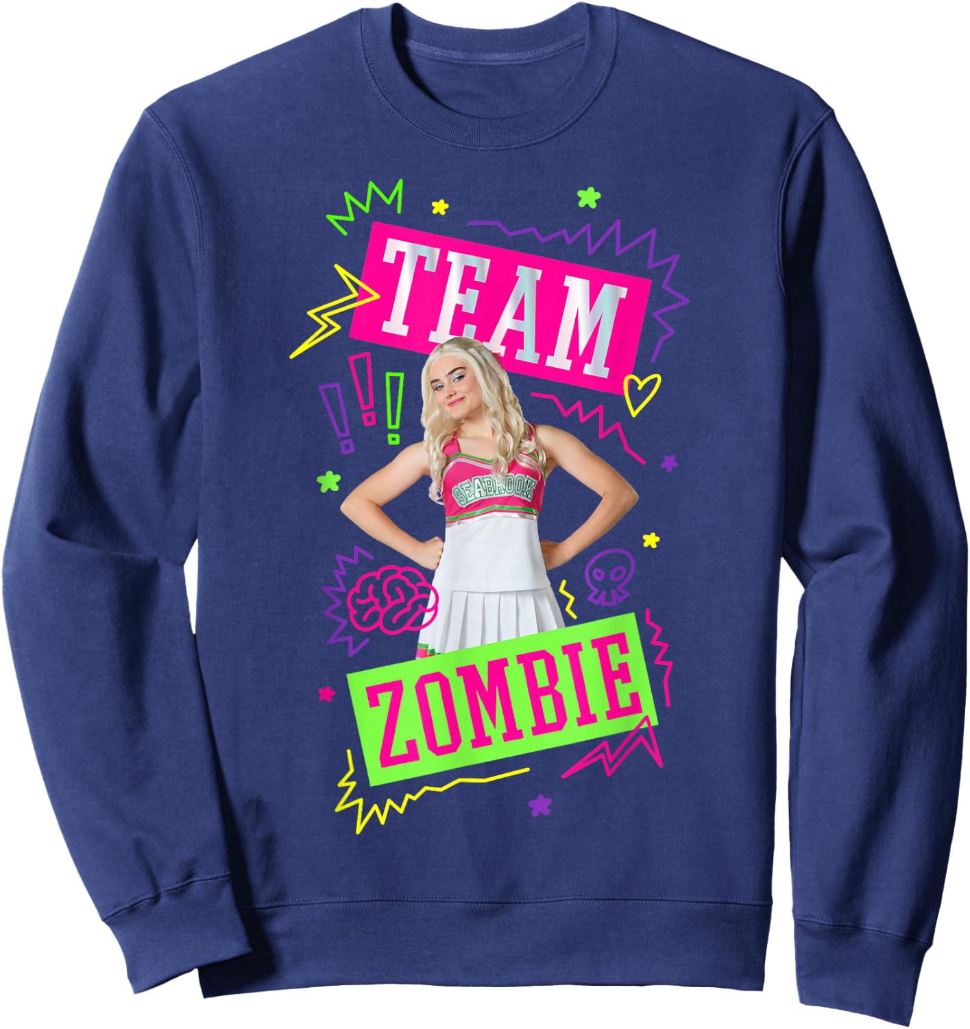 Disney Zombies Addison Team Zombies Poster Sweatshirt - Sweatshirt | Navy