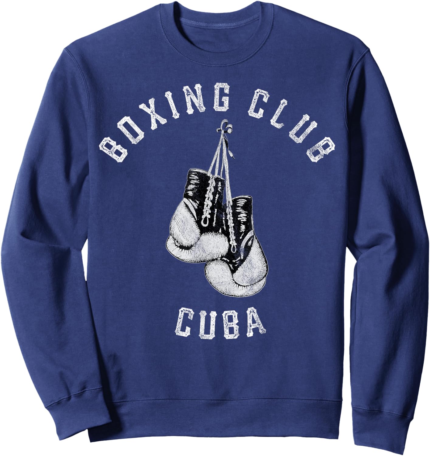Boxing Club Cuba Gloves Fighter Sweatshirt - Sweatshirt | Navy