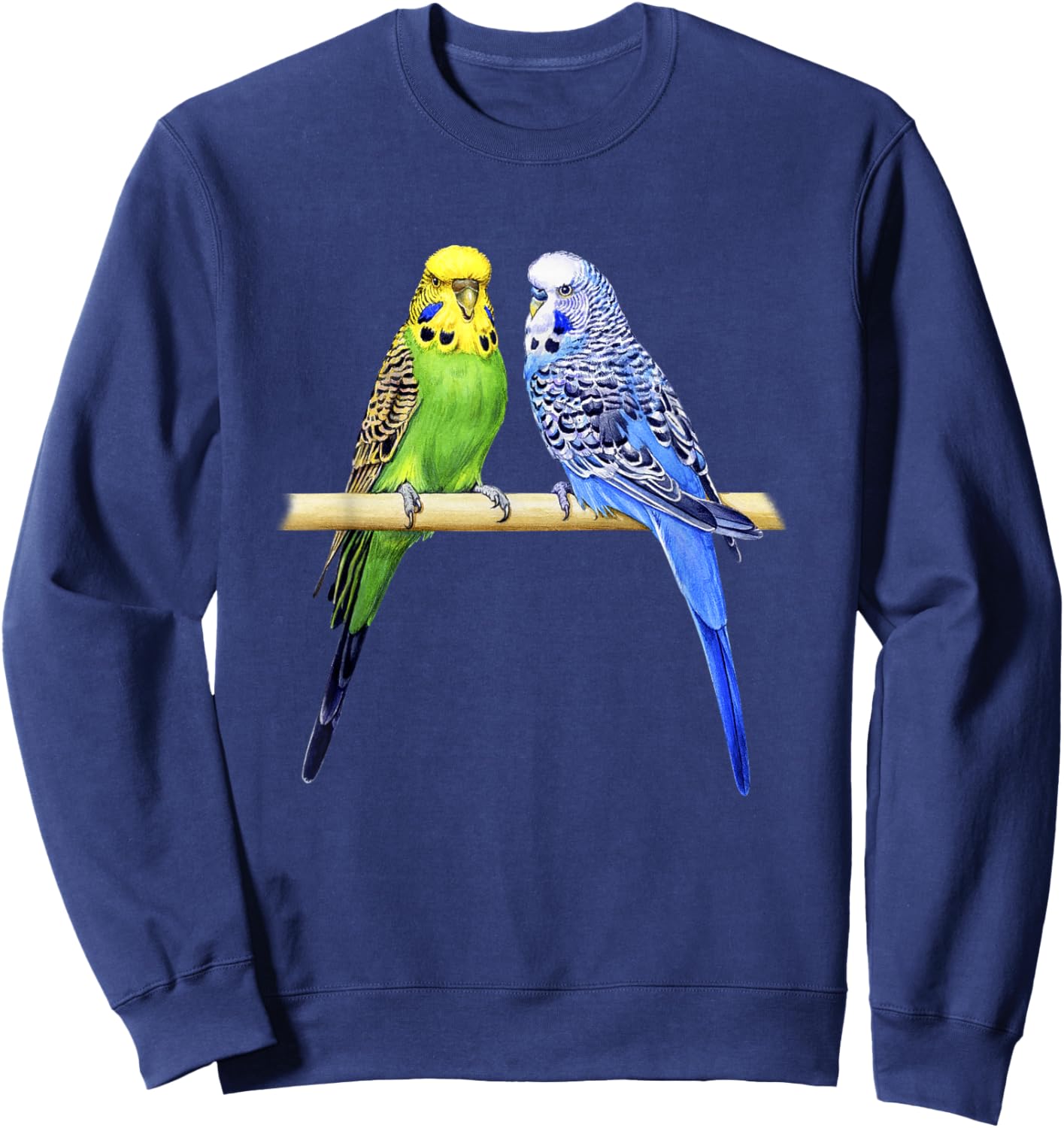 Colorful Parrots Parrot Birds Bird Lover Parakeets Sweatshirt - Sweatshirt | Navy
