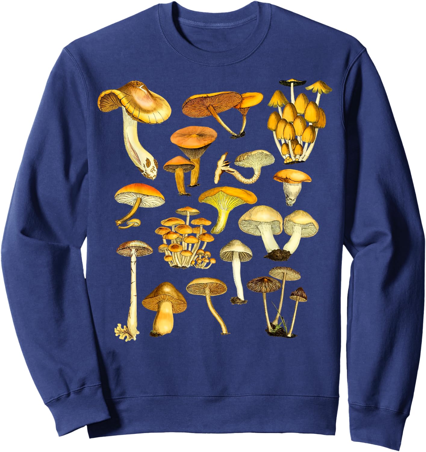 Mushroom Shirt Mycology Fungi Foraging Mushroom Whisperer Sweatshirt - Sweatshirt | Navy