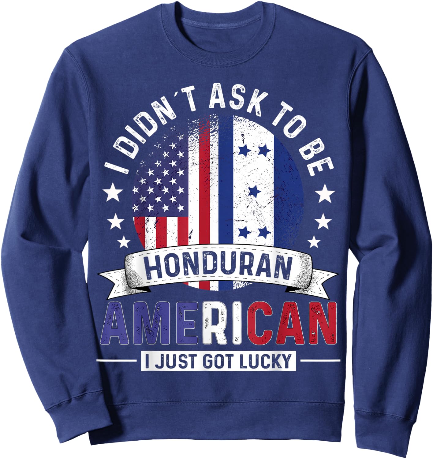 Honduran American Countries Flags Pride Honduras Flag Sweatshirt - Sweatshirt | Navy