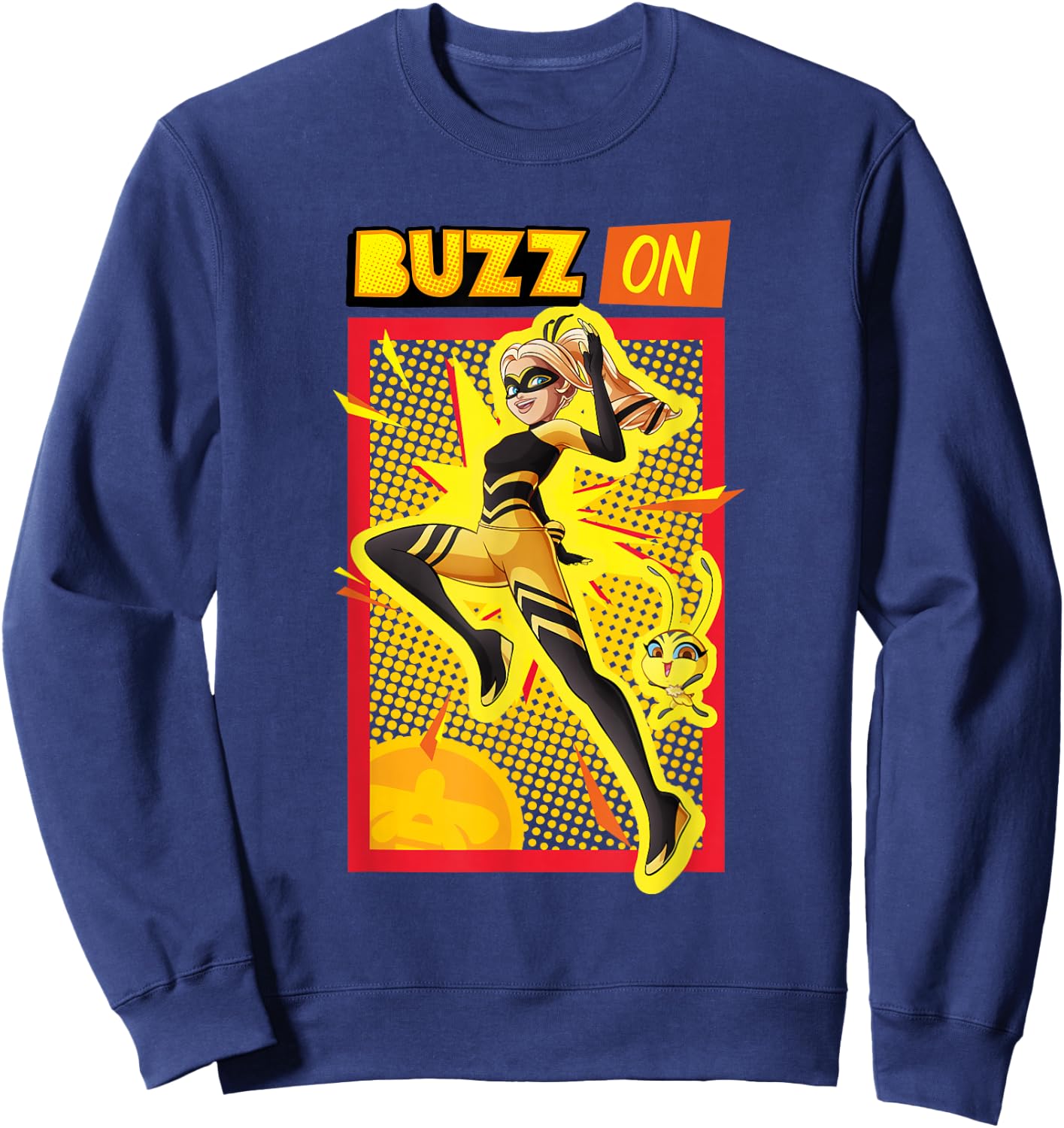 Miraculous Collection Queen Bee Focus Sweatshirt - Sweatshirt | Navy