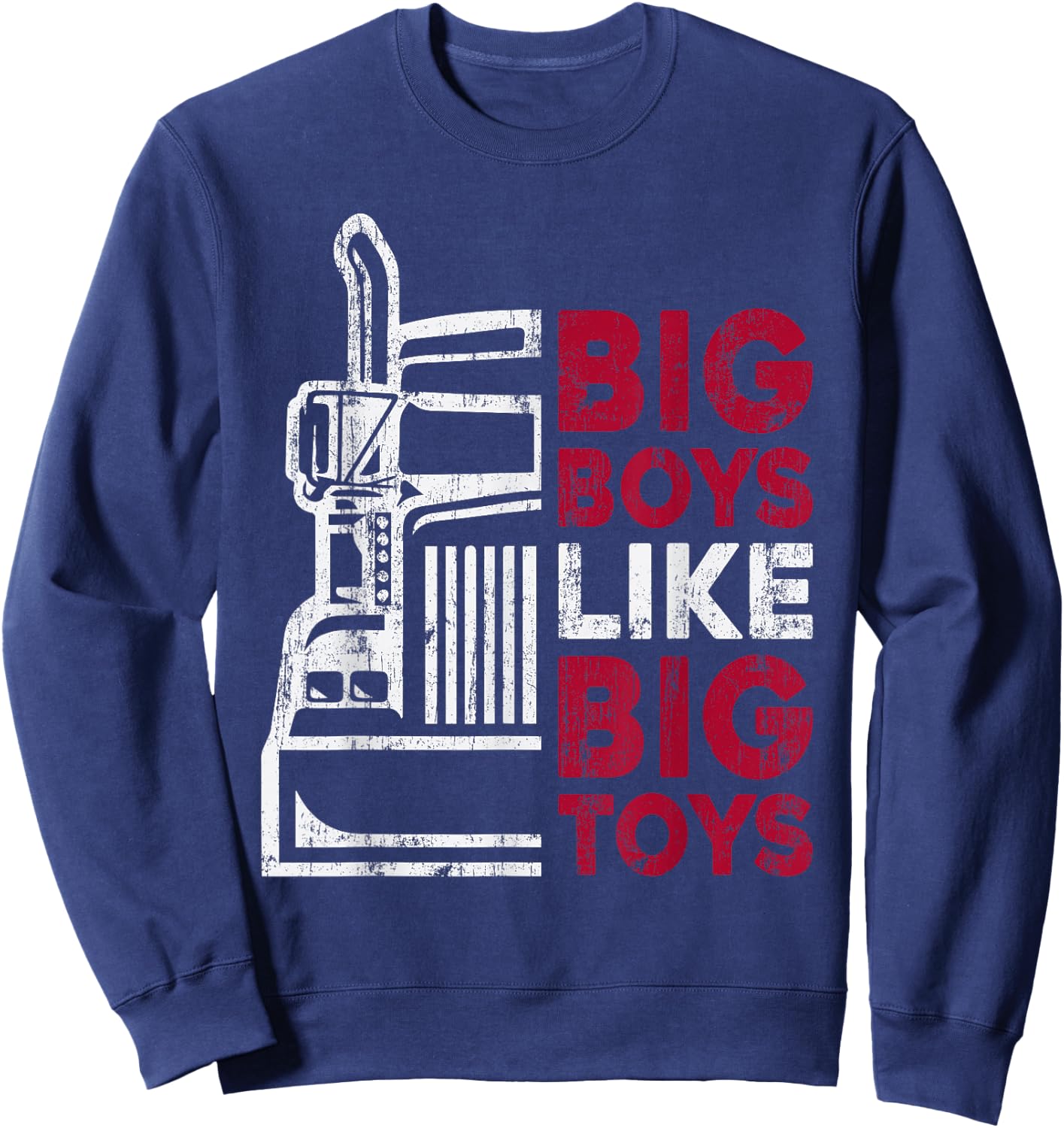 Truck Driver Humming Driver Truck Driver - Truck Driver Sweatshirt - Sweatshirt | Navy