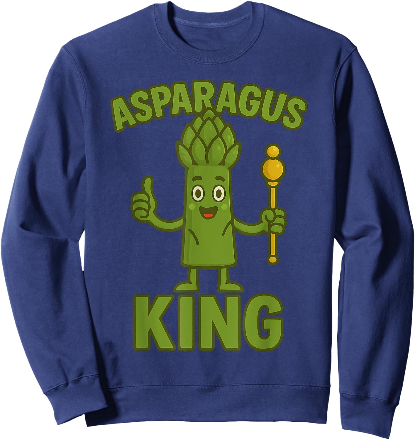 Asparagus King – Asparagus Love Sweatshirt - Sweatshirt | Navy