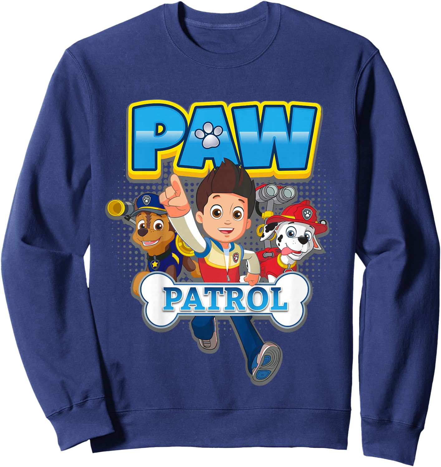 Kids PAW Patrol Ryder And Pups Action Sweatshirt - Sweatshirt | Navy