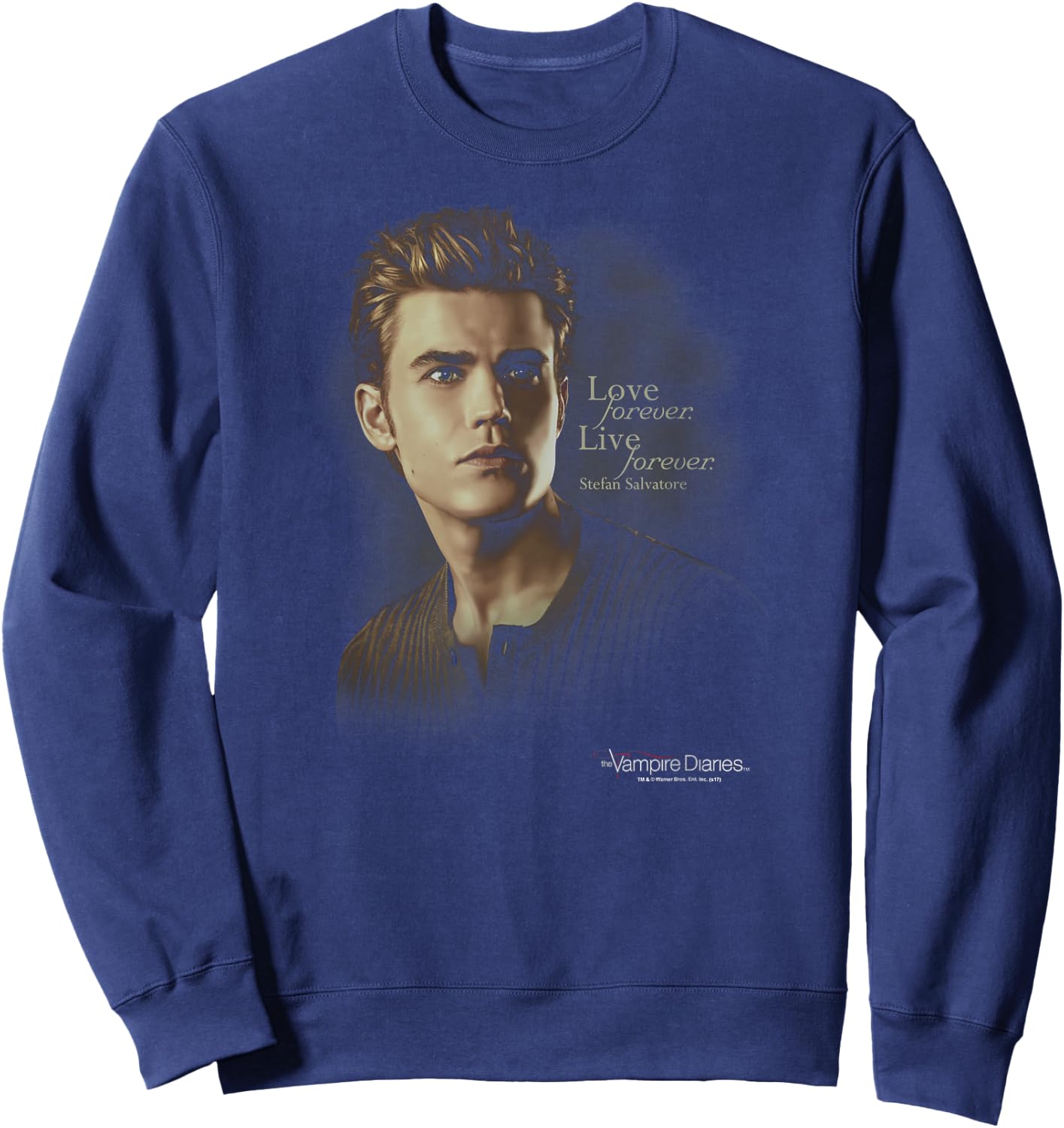 Vampire Diaries Stefan Forever Sweatshirt - Sweatshirt | Navy