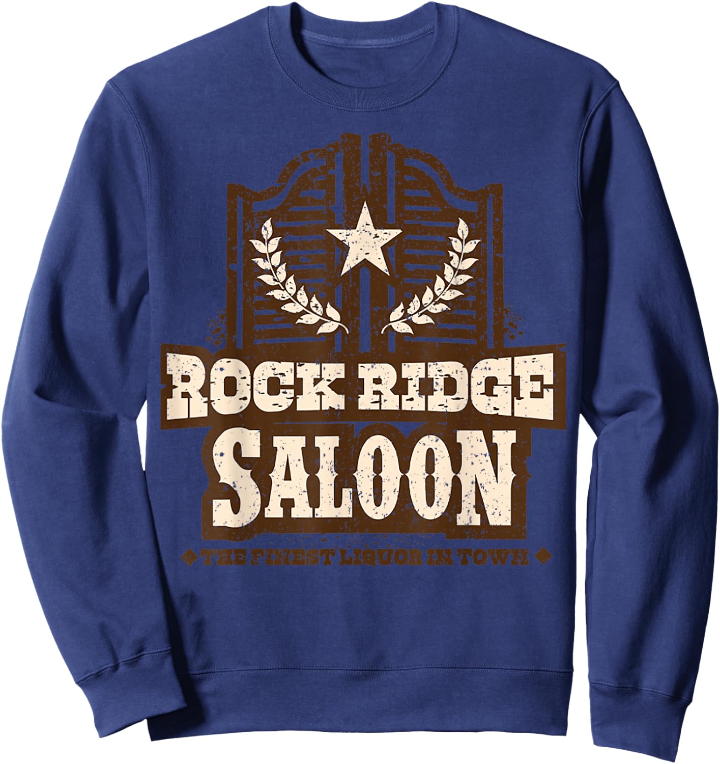 Vintage Rock Ridge Saloon Sweatshirt - Sweatshirt | Navy