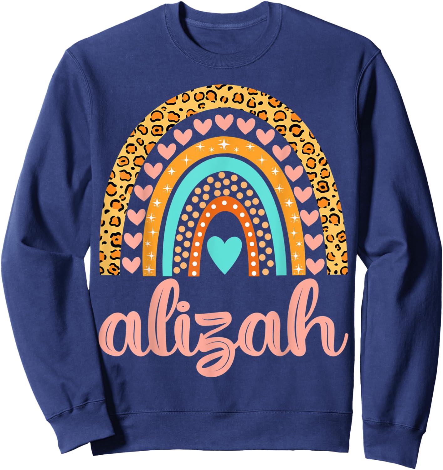 Alizah Alizah Name Birthday Shirt Gift Sweatshirt - Sweatshirt | Navy