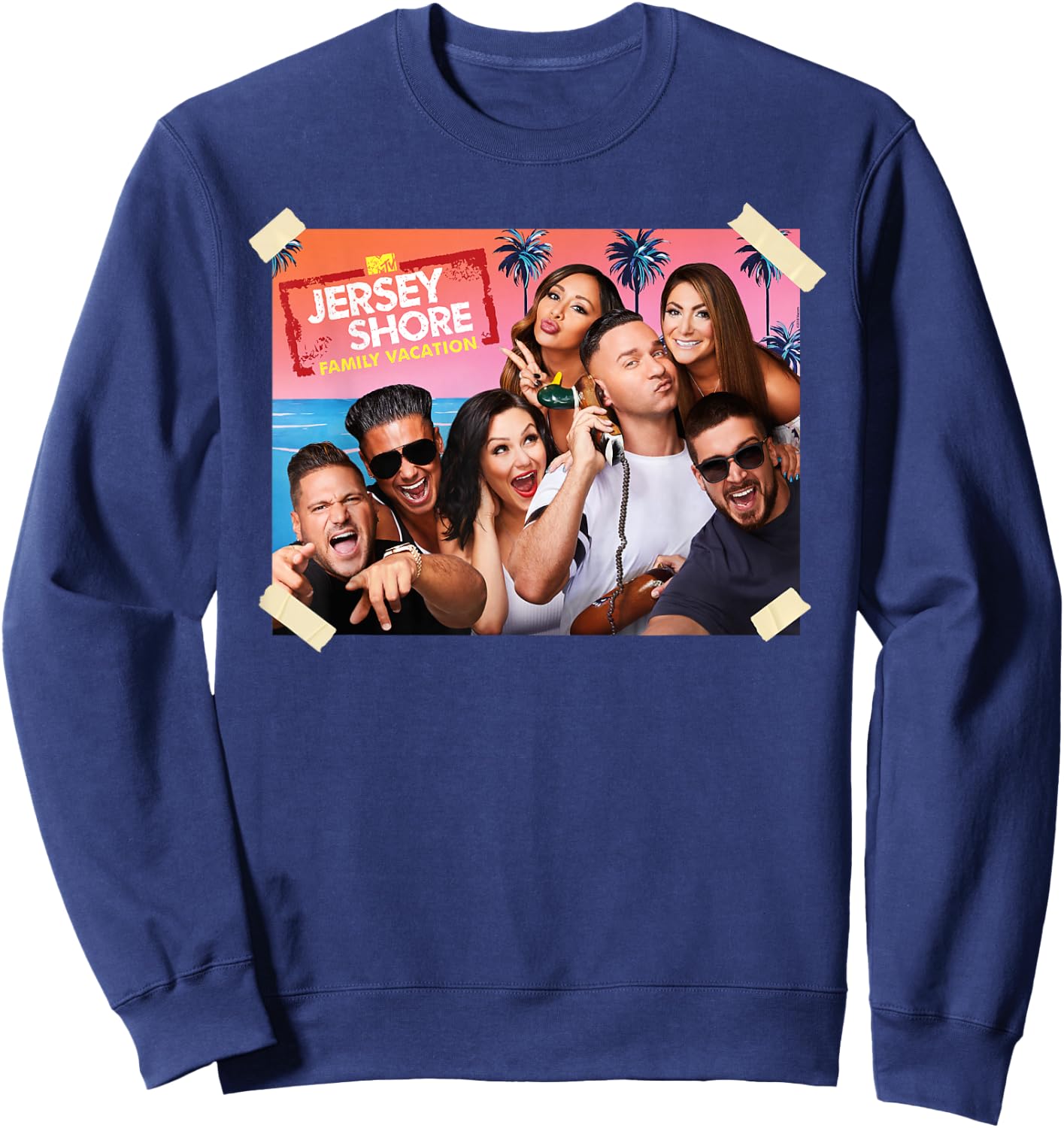 MTV - Jersey Shore Jersey Snapshot Sweatshirt - Sweatshirt | Navy