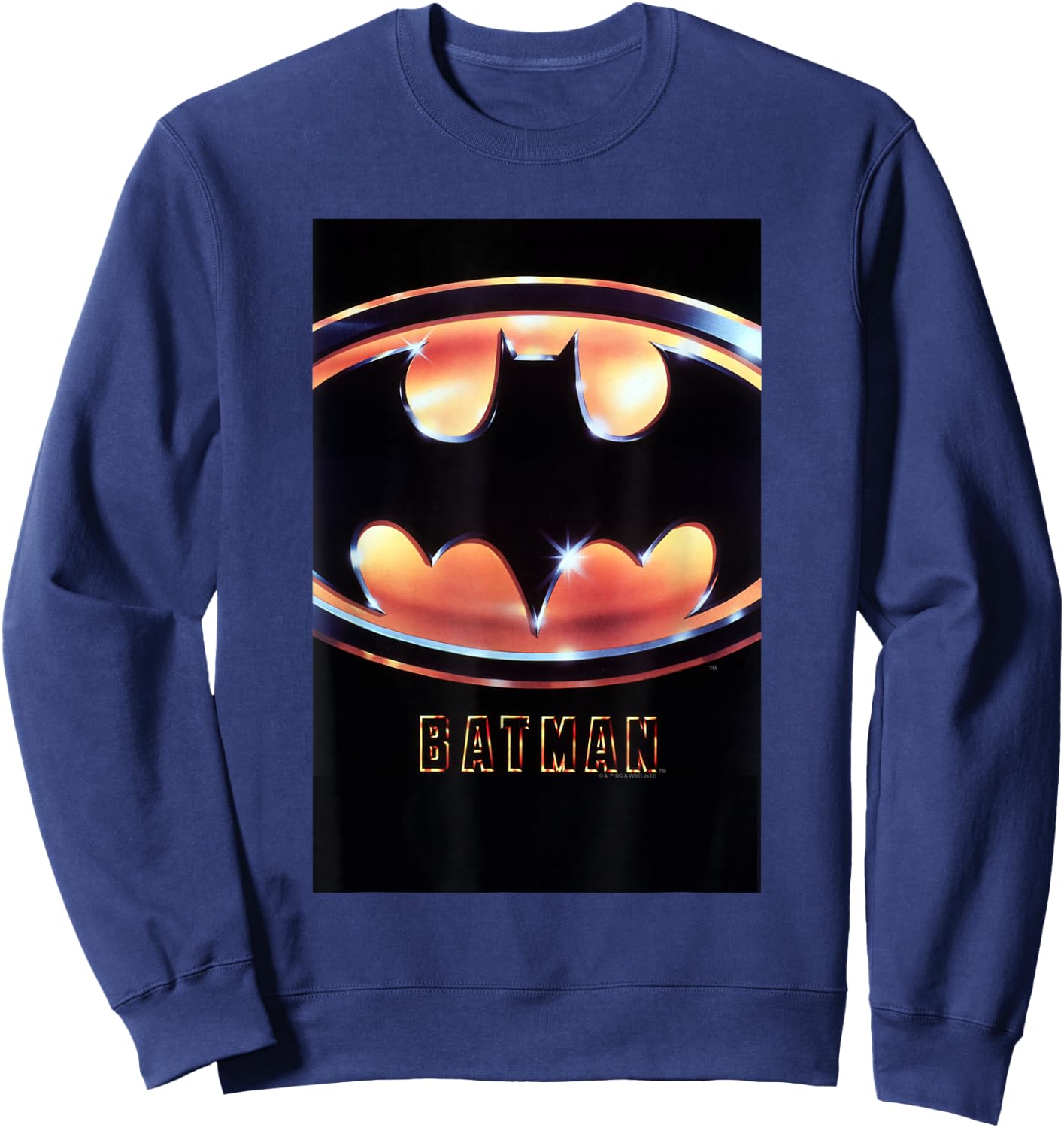 Batman (1989) poster Sweatshirt - Sweatshirt | Navy