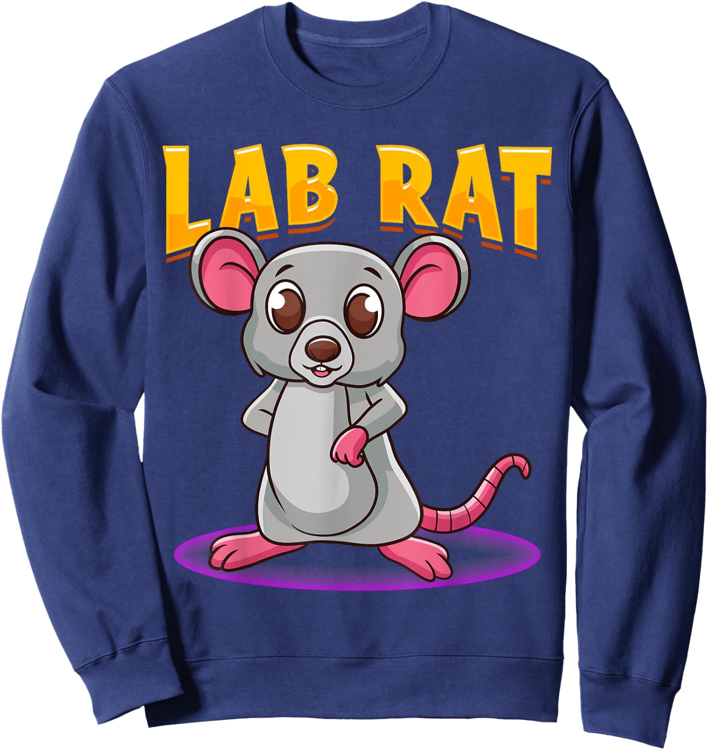 Lab Rat Future Laboratory Worker Scientist Technician MD Fun Sweatshirt - Sweatshirt | Navy