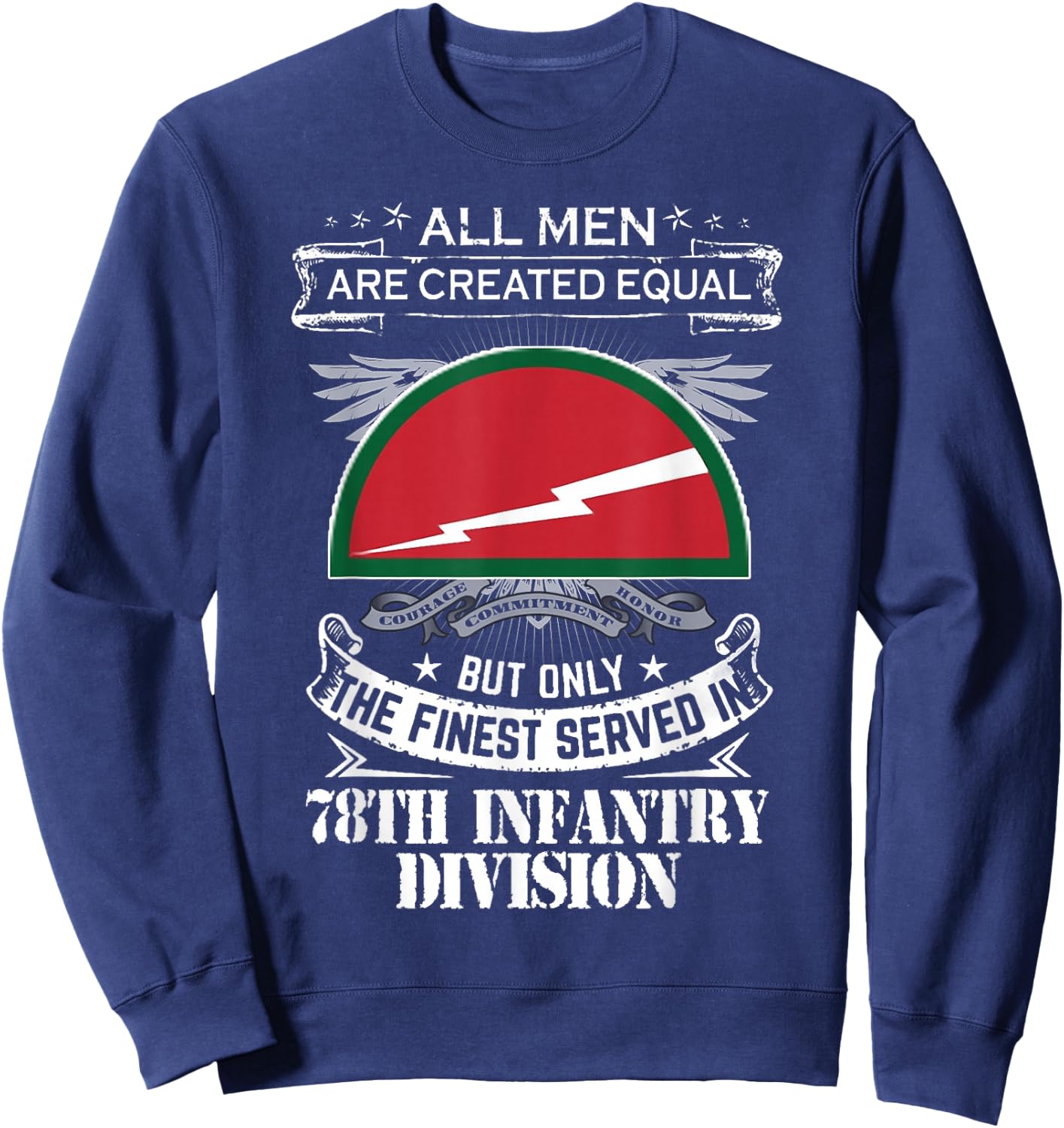 78th Infantry Division US Army Sweatshirt - Sweatshirt | Navy