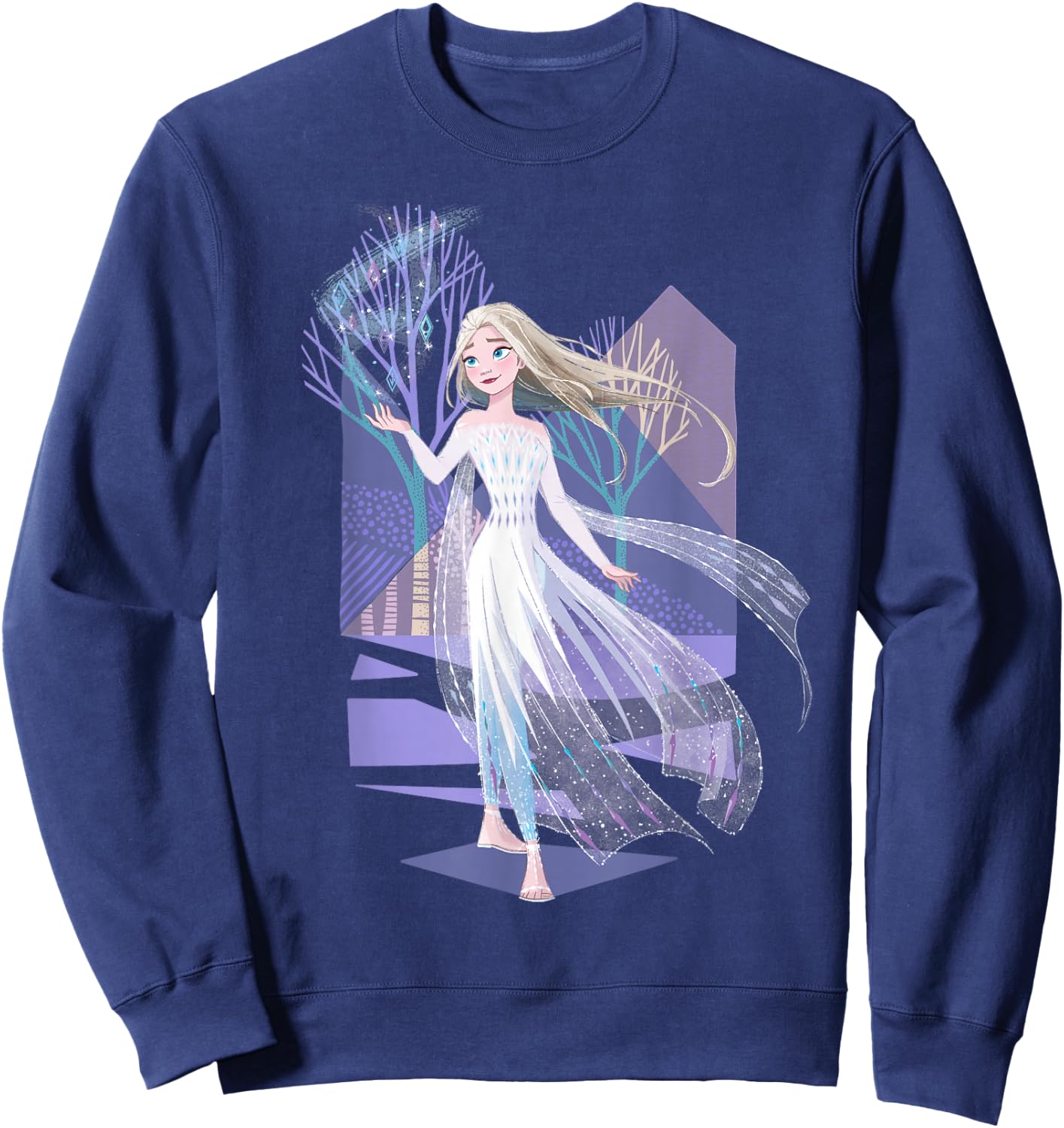 Disney Frozen 2 Snow Queen Elsa Sweatshirt - Sweatshirt | Navy