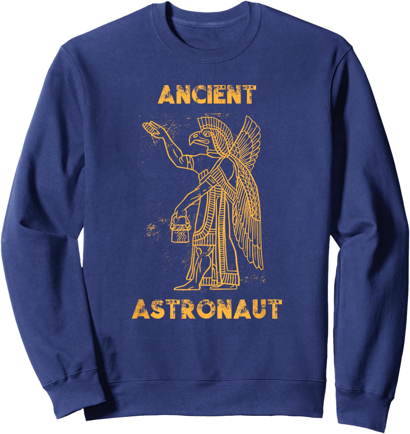 Anunnaki Ancient Astronaut Sumerian Alien Theorists Sweatshirt - Sweatshirt | Navy