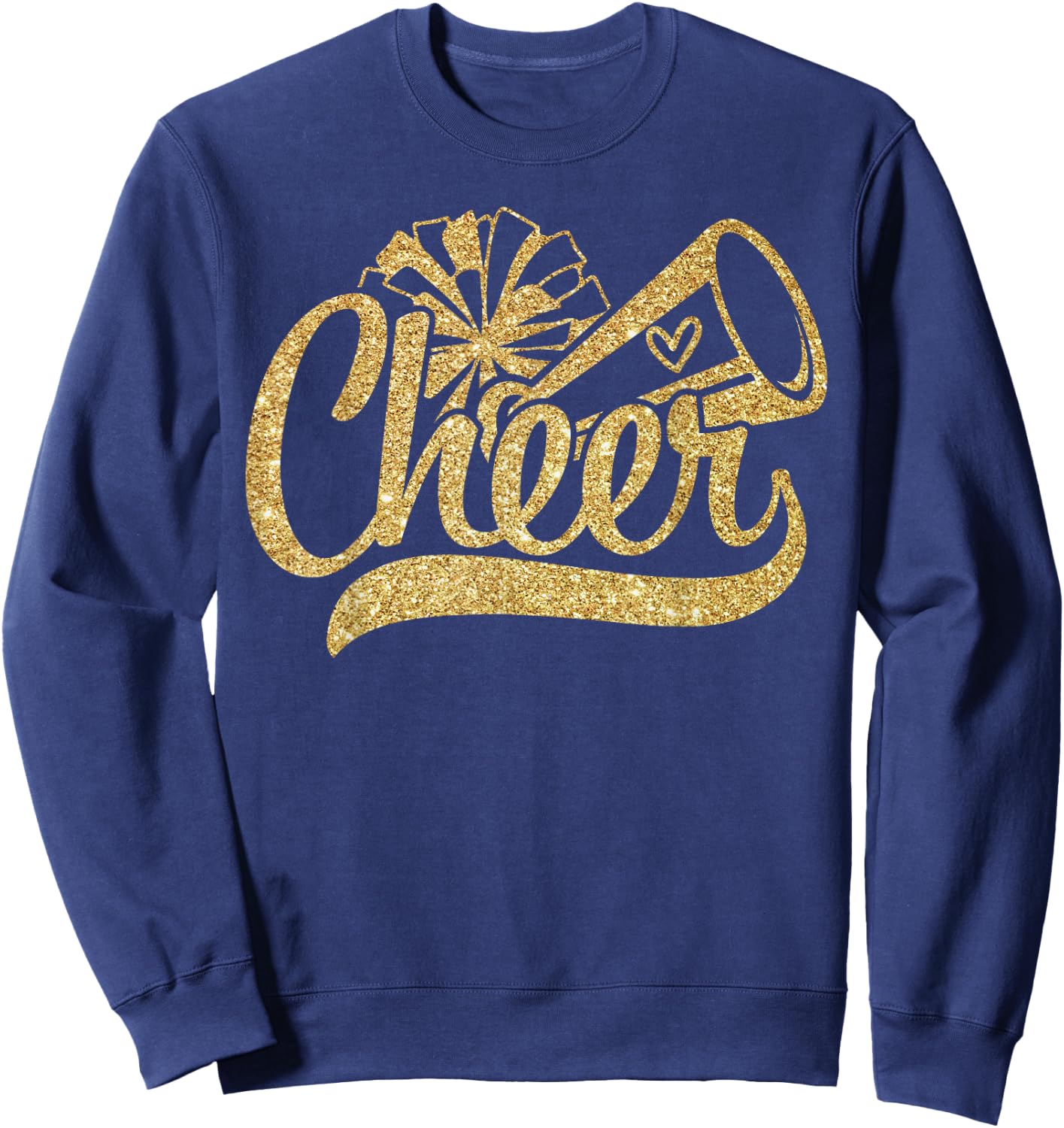 Cheer Leader Cheerleading for Cheerleader Squad Girl BFF Sweatshirt - Sweatshirt | Navy