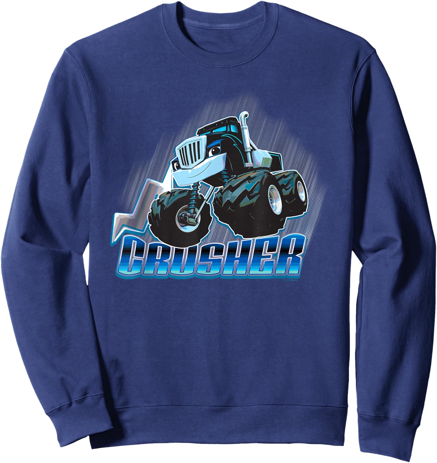 Blaze and The Monster Machines Crusher Badge Sweatshirt - Sweatshirt | Navy