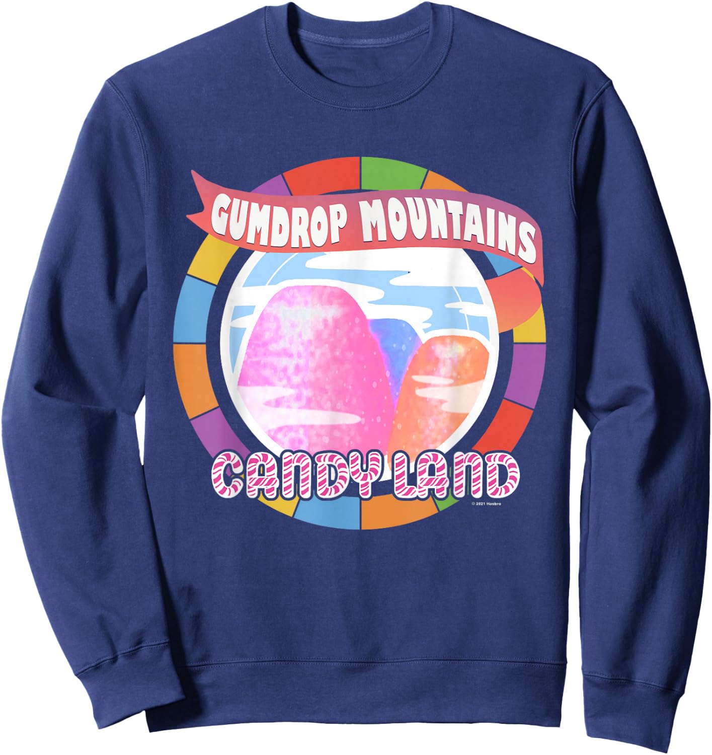 Candy Land Delicious Gumdrop Mountains Sweatshirt - Sweatshirt | Navy