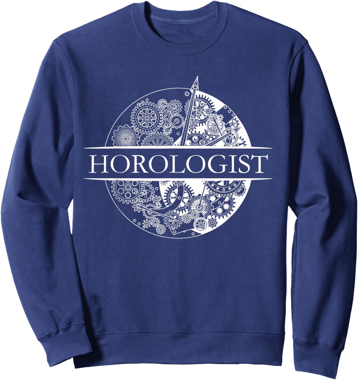 Watchmaker Gift Clock Movement Design Sweatshirt - Sweatshirt | Navy