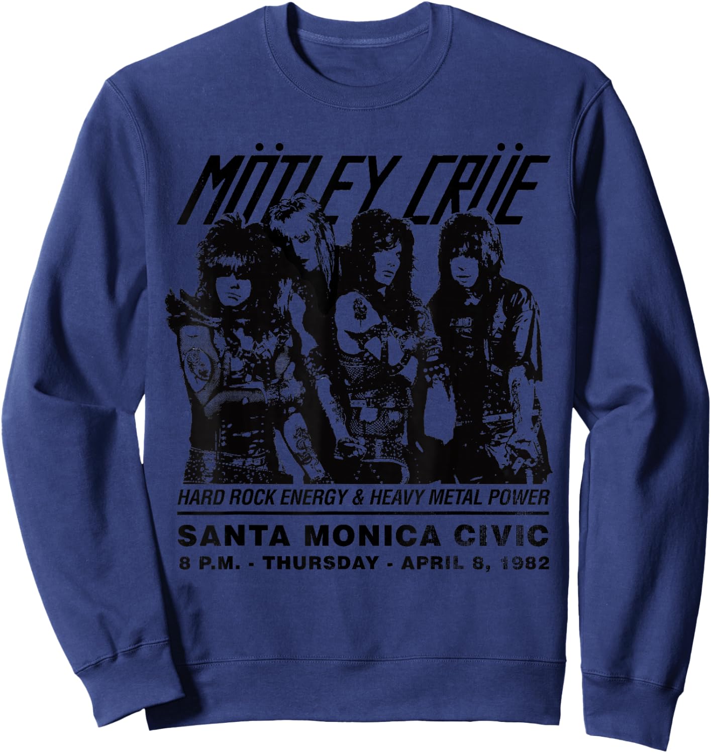 Mötley Crüe - Santa Monica Civic Event Sweatshirt - Sweatshirt | Navy
