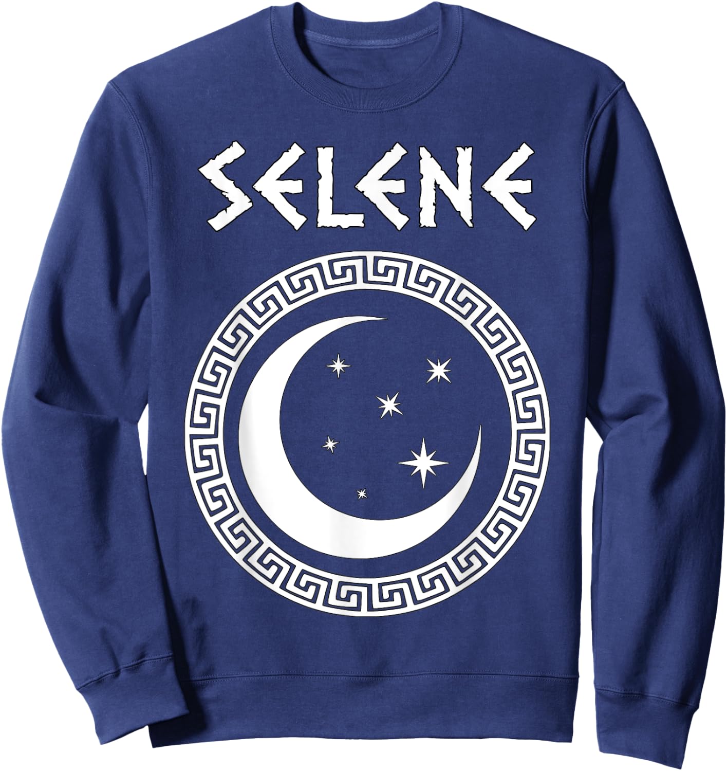 Selene Greek Goddess of the Moon Sweatshirt - Sweatshirt | Navy