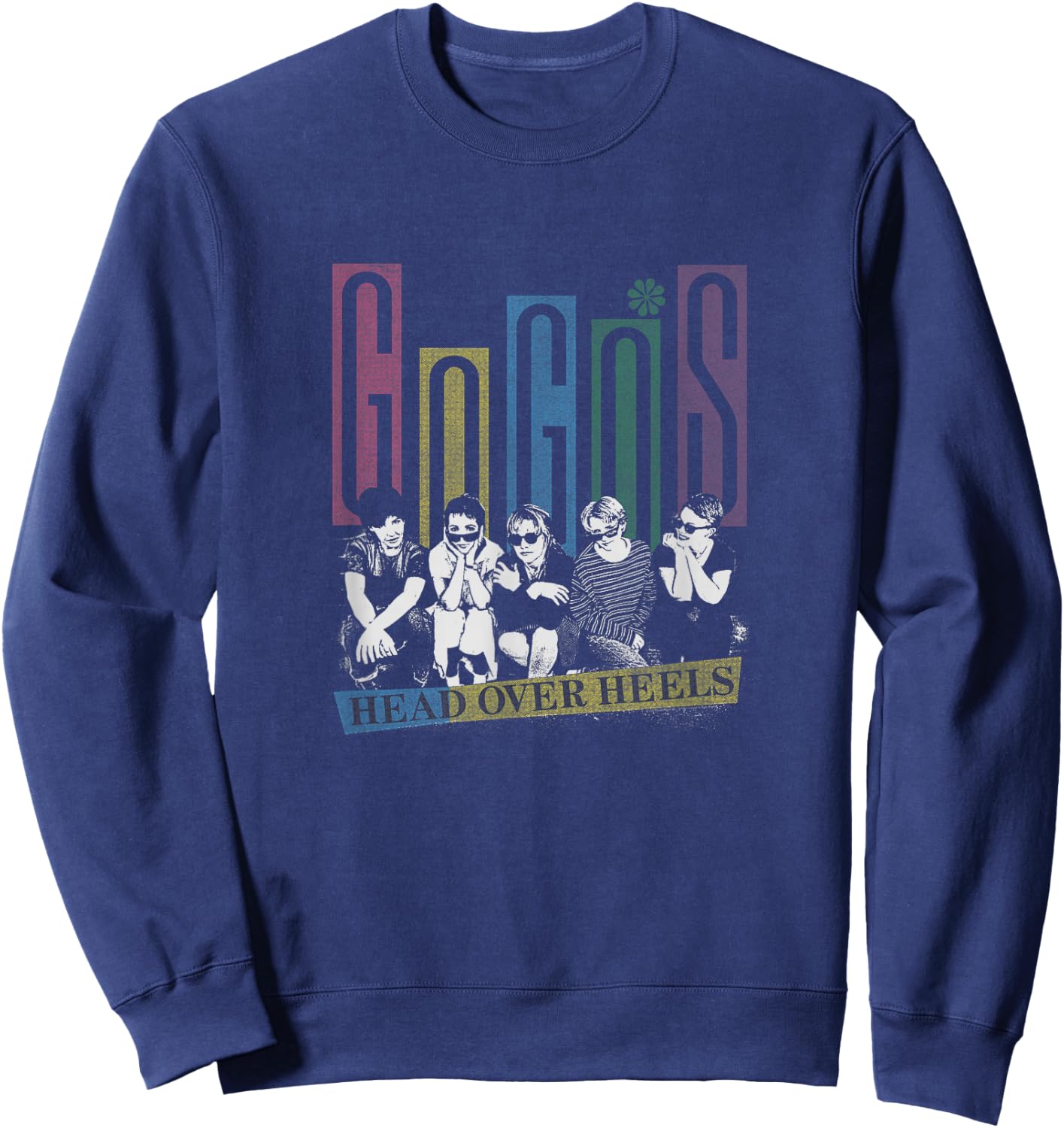 The Go-Go's - Head Over Heals Sweatshirt - Sweatshirt | Navy