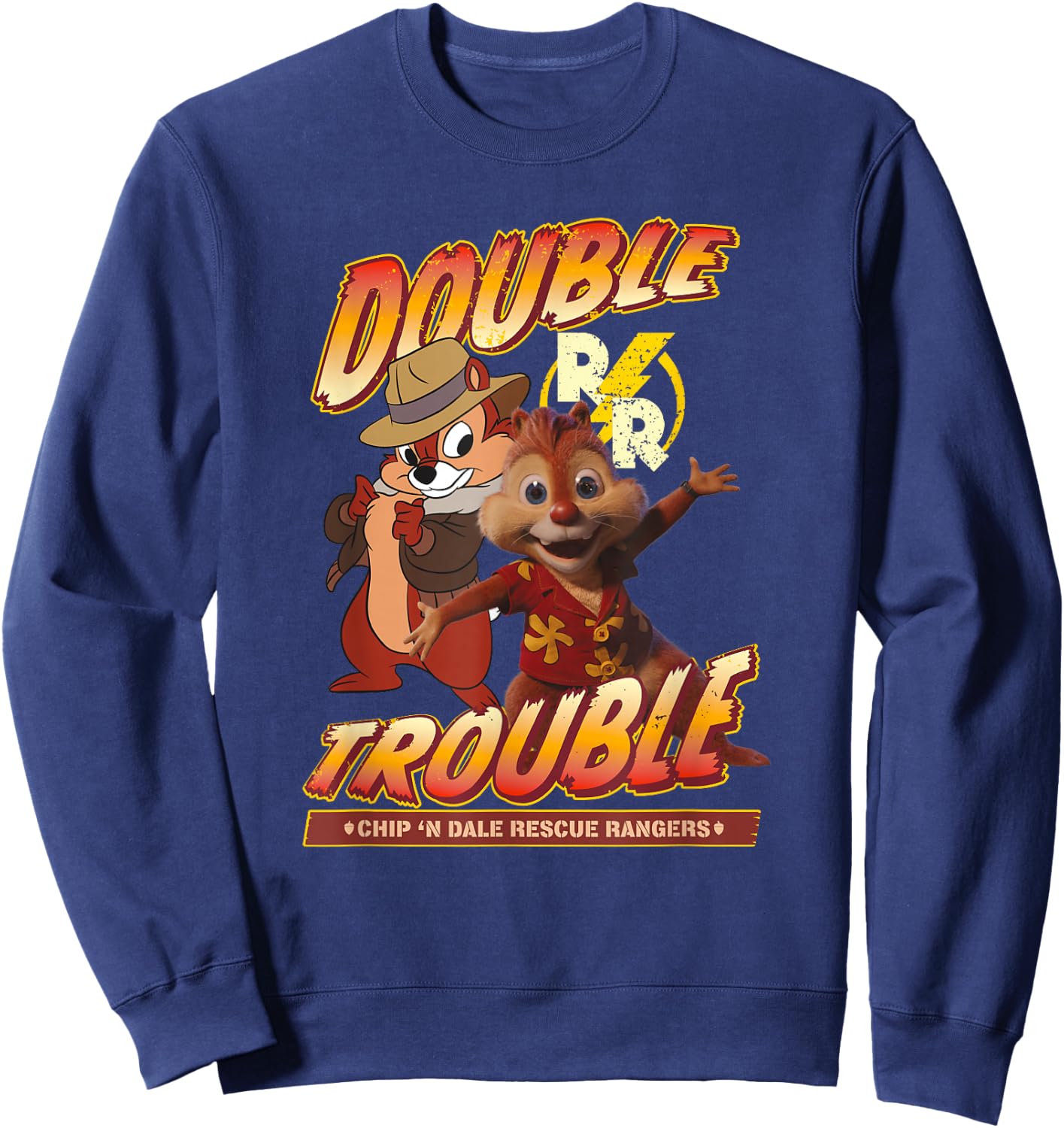 Disney Chip 'n' Dale Rescue Rangers Double Trouble Sweatshirt - Sweatshirt | Navy